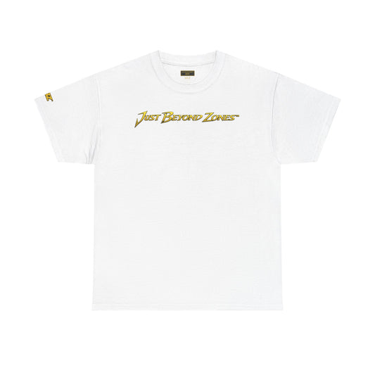 Just Beyond Zones Gold Logo T-Shirt – Unisex Cotton Tee (Gildan 5000)