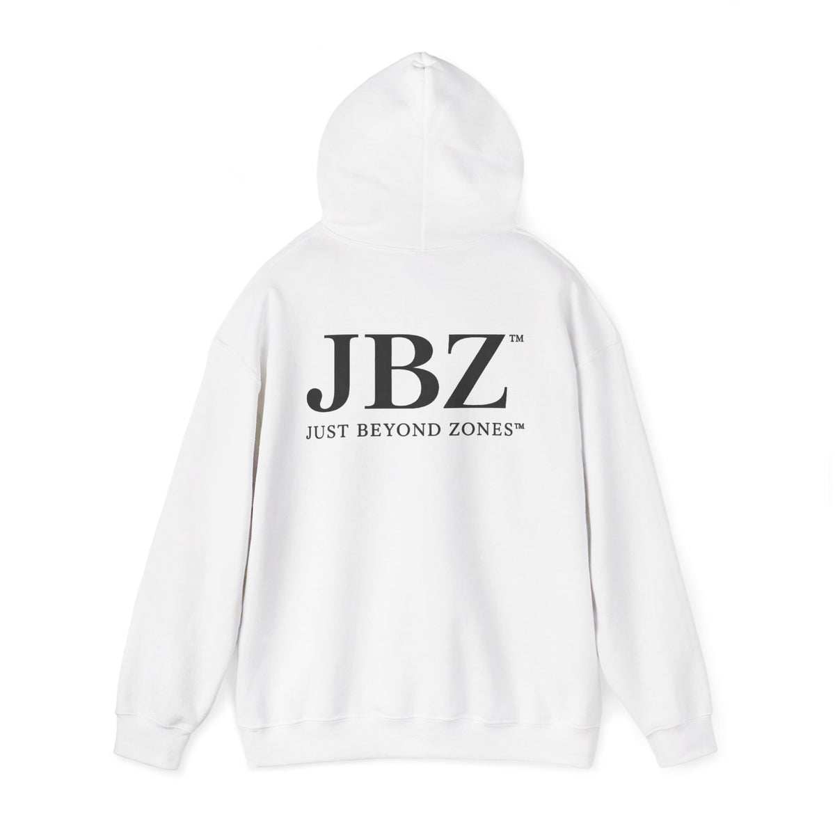 JBZ Just Beyond Zones Unisex Hoodie – Minimalist Streetwear Pullover Sweatshirt