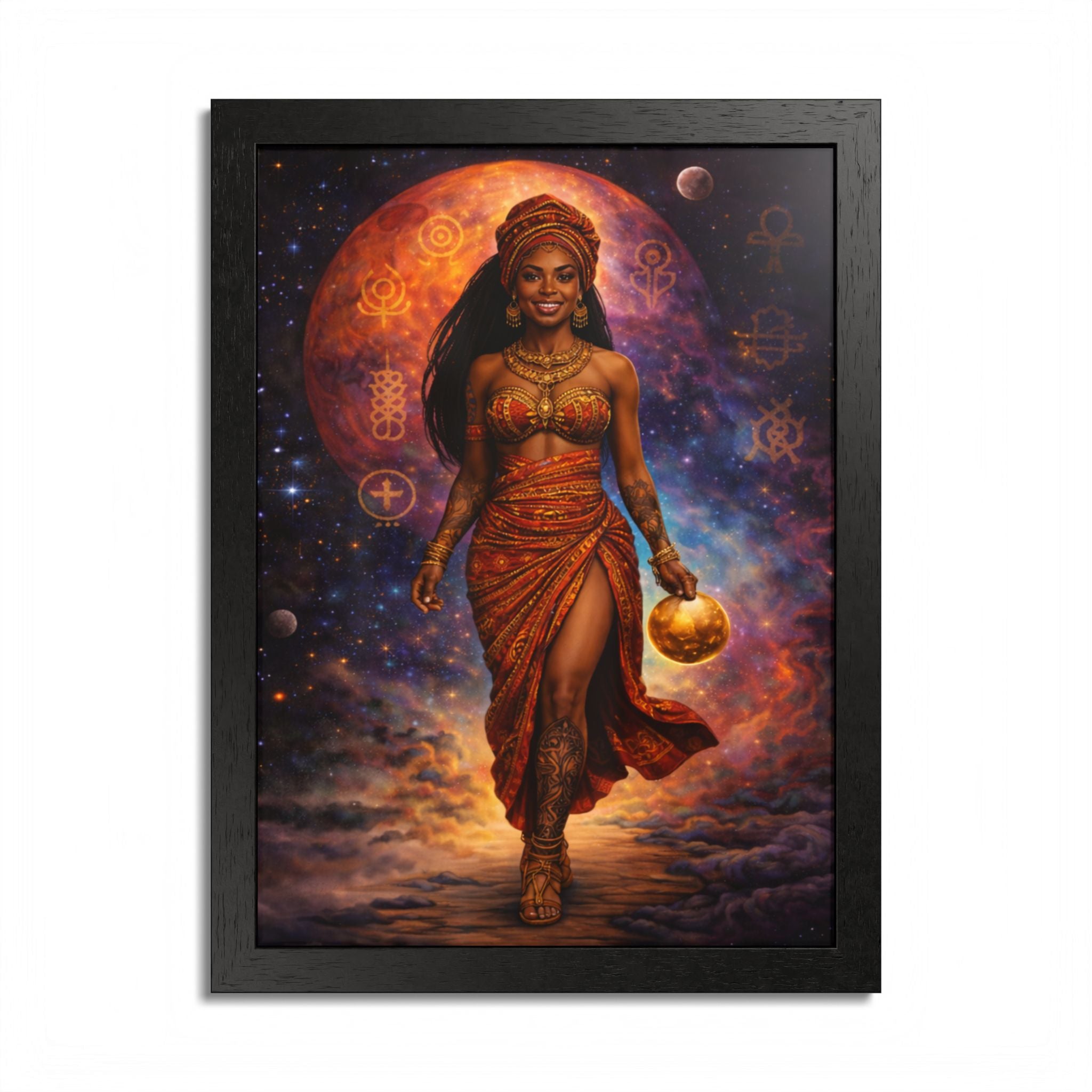 Cosmic Goddess in Radiant Glory