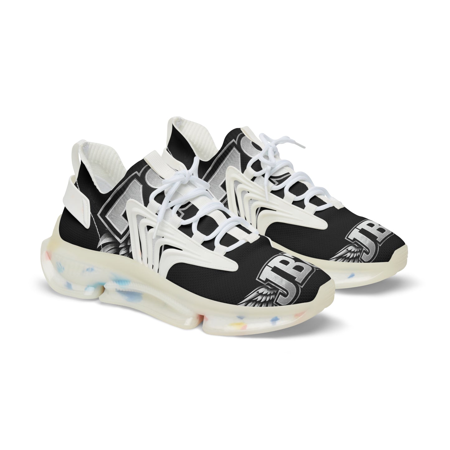 JBZ™ Split Velocity Sneakers | Black & White Streetwear Edition