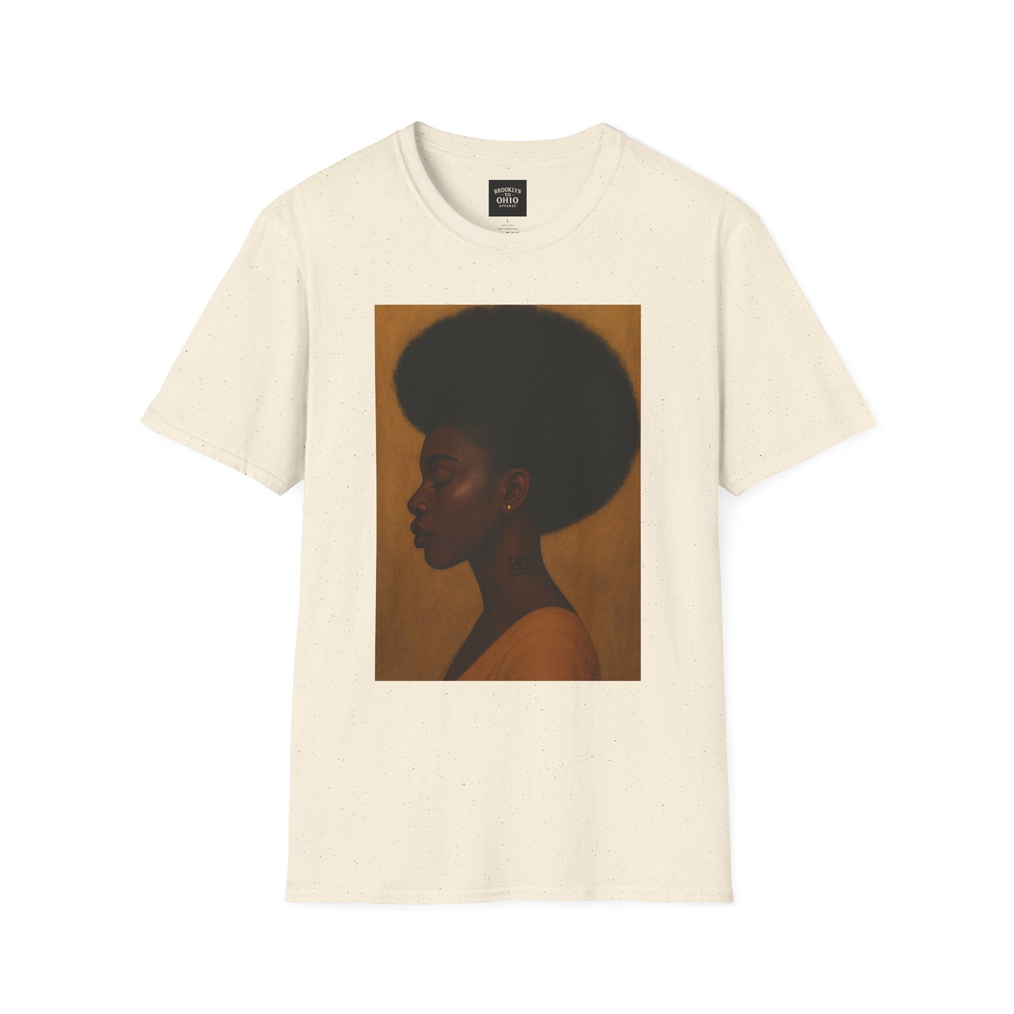 Love in Silence Afro Art Graphic Tee