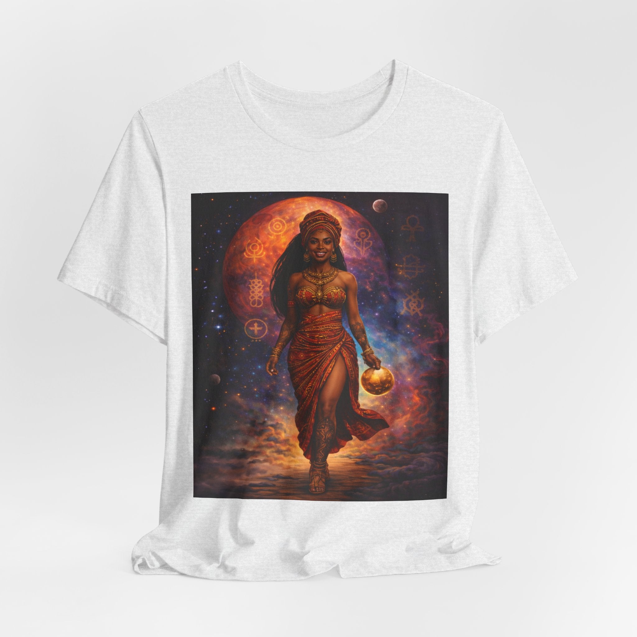 Cosmic Goddess in Radiant Glory Tee