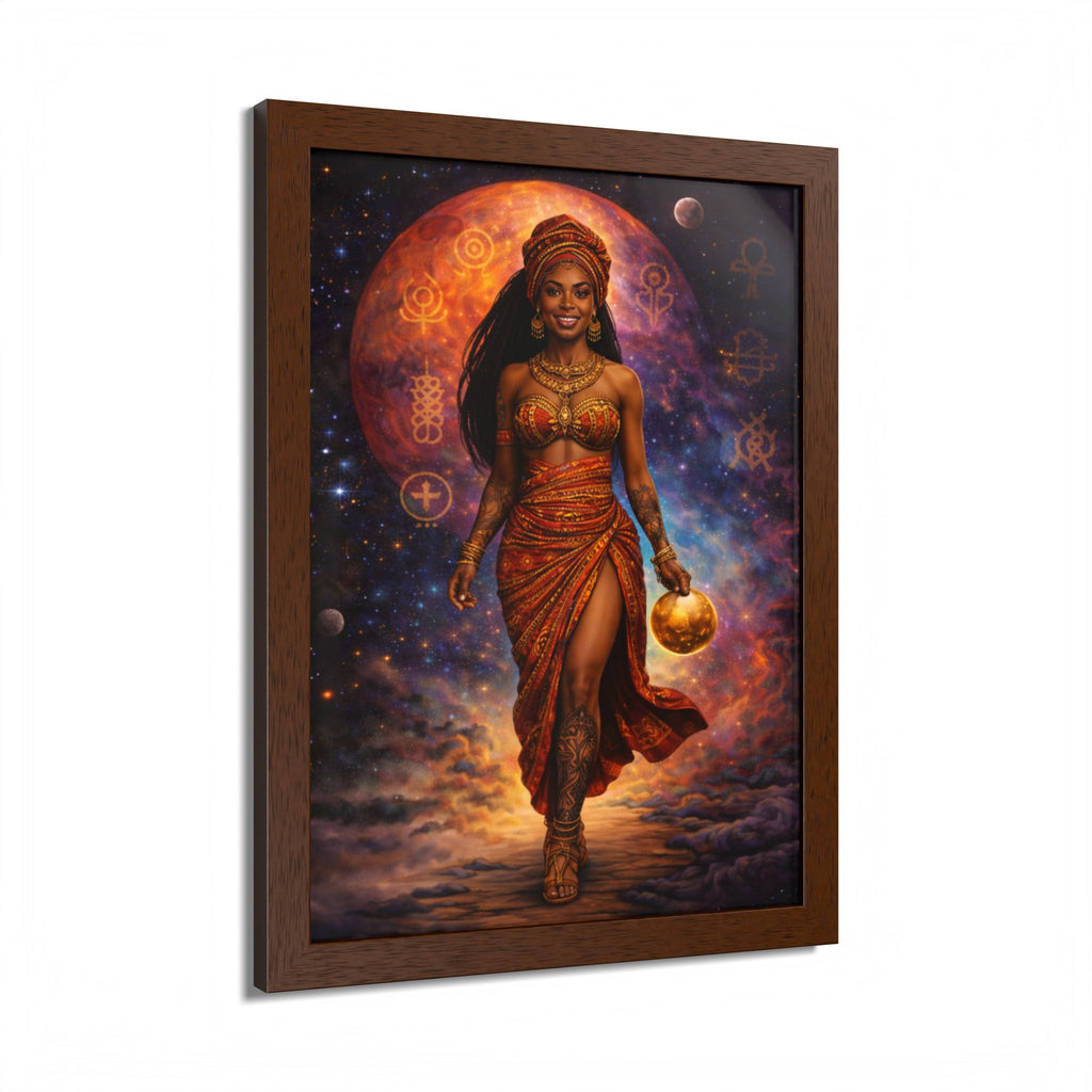 Cosmic Goddess in Radiant Glory