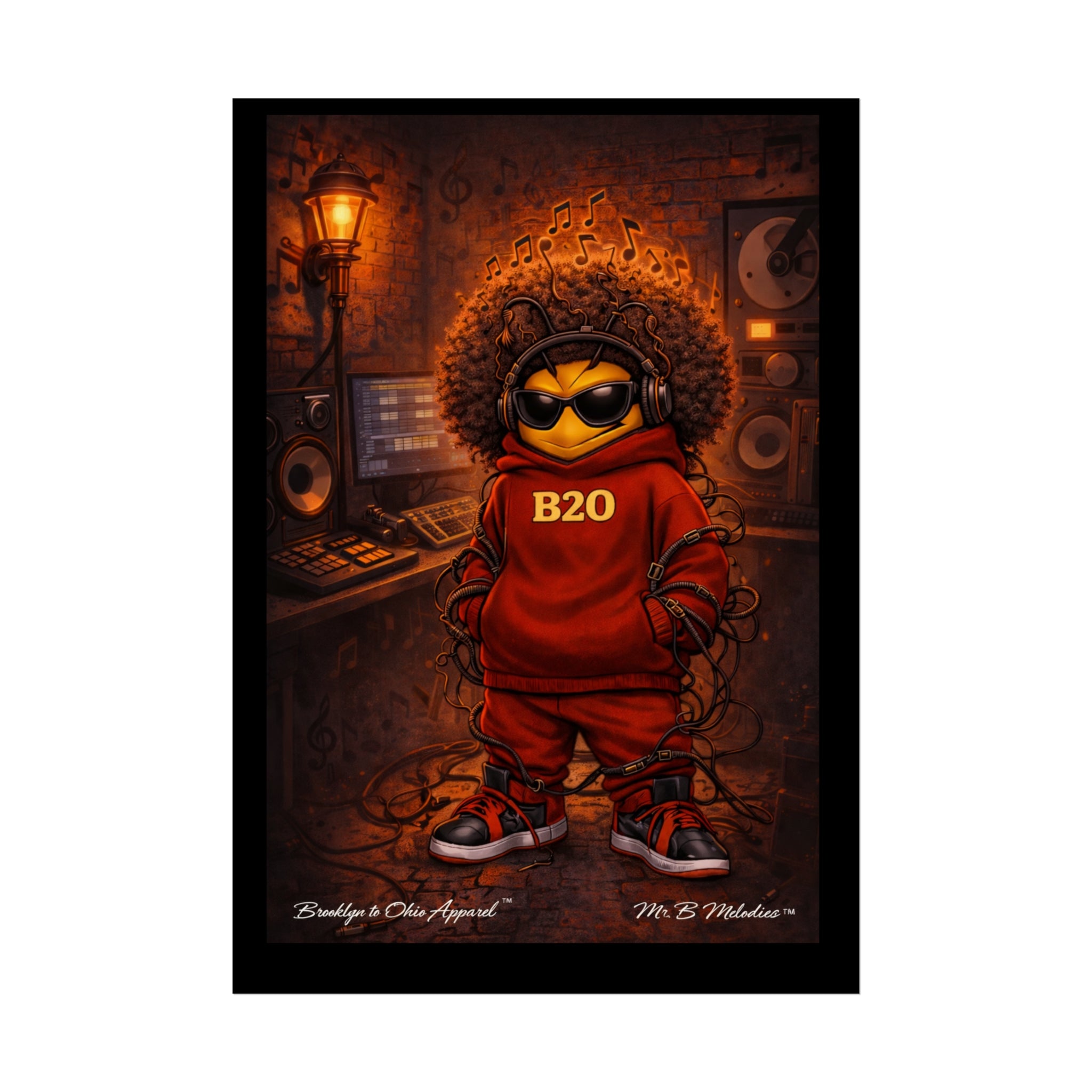 B2O Studio Vibes – Fine Art Poster Print