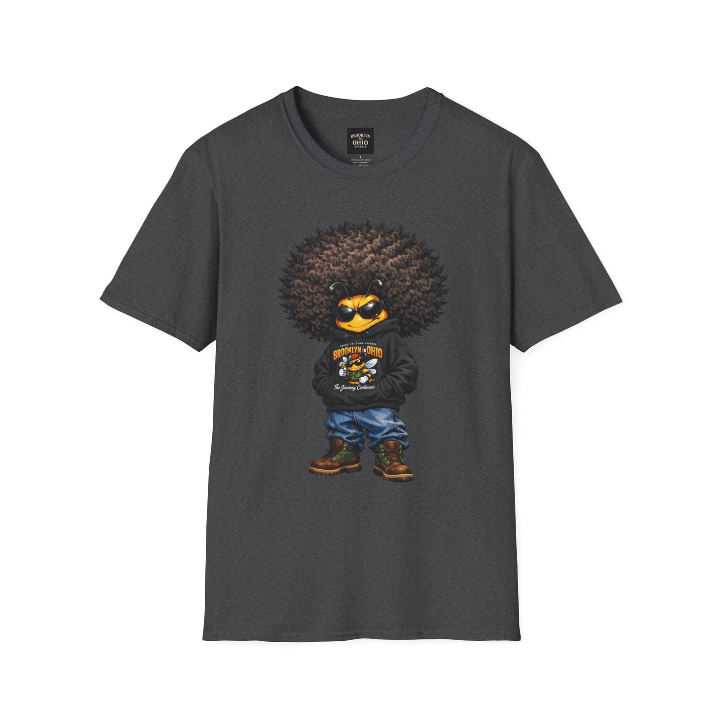 JBZ Guardian Bee Heritage Graphic T-Shirt | Brooklyn 2 Ohio Apparel