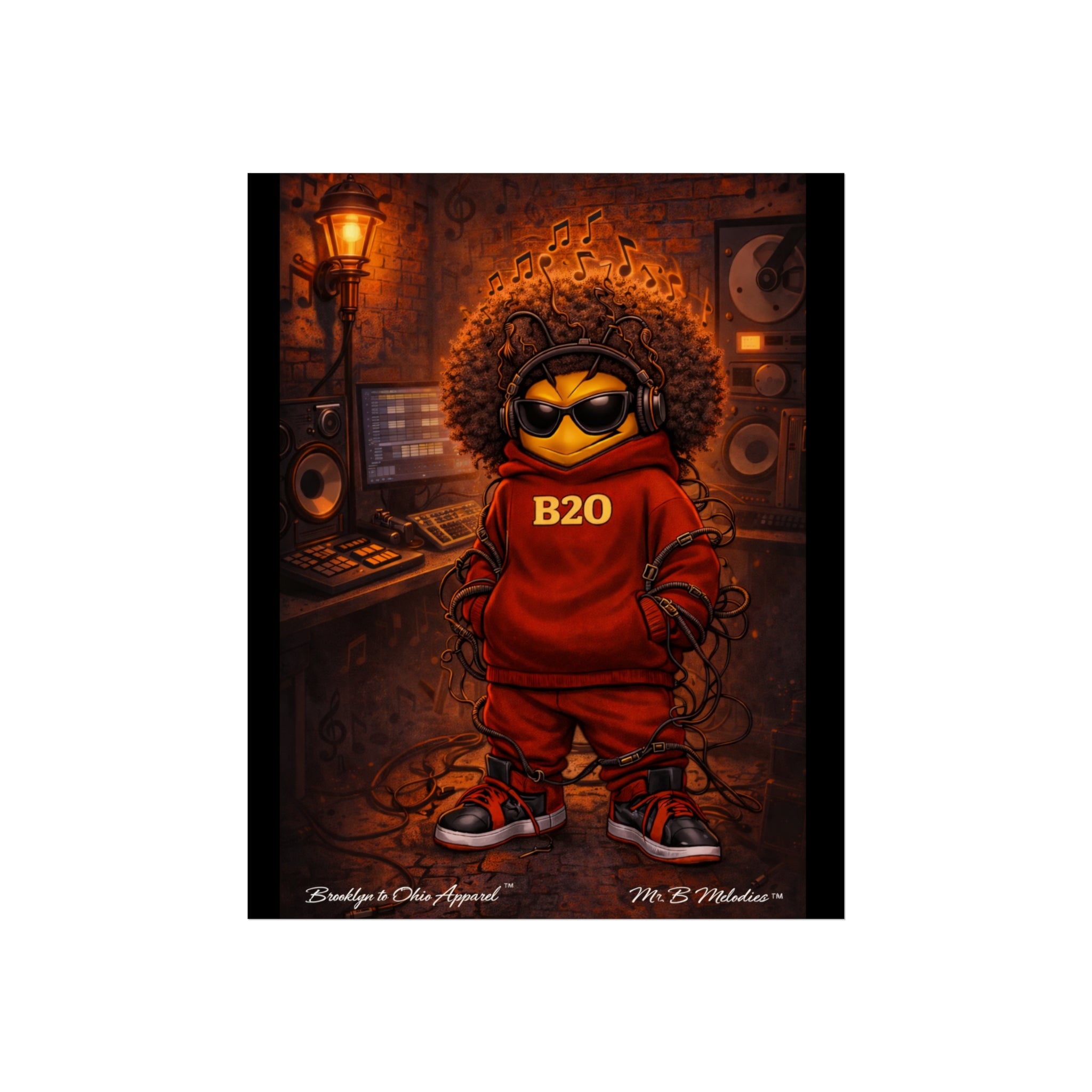 B2O Studio Vibes – Fine Art Poster Print