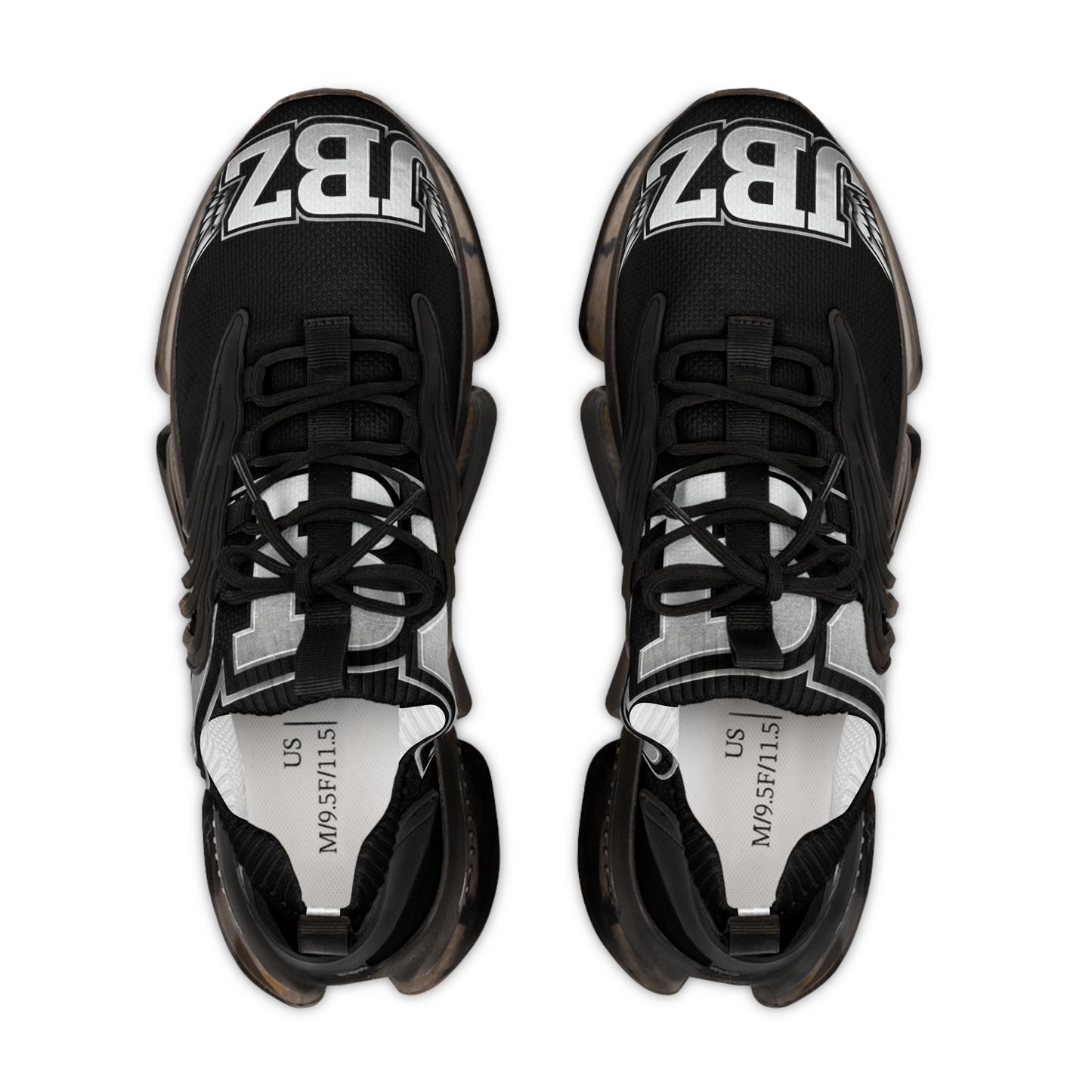 JBZ™ Split Velocity Sneakers | Black & White Streetwear Edition