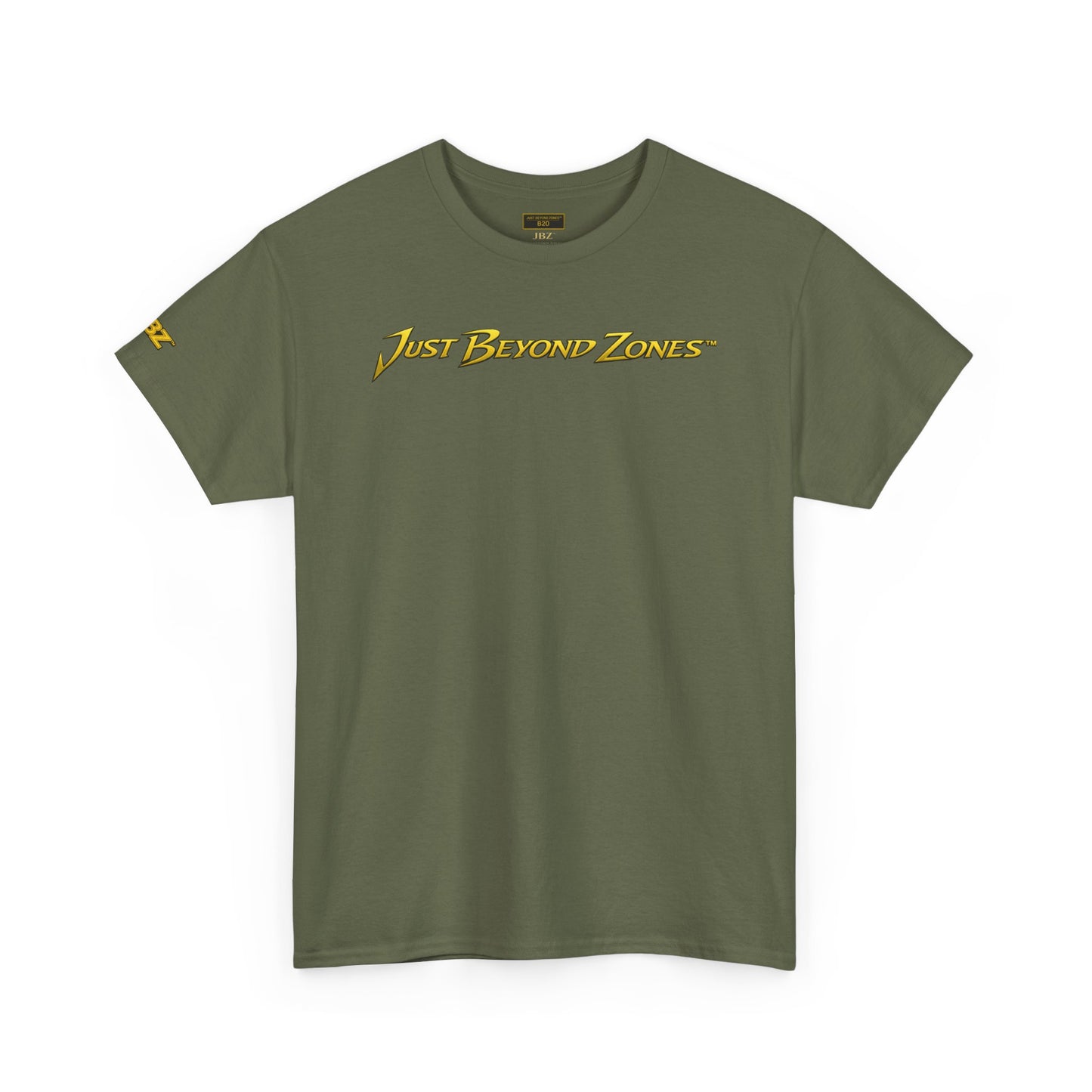 Just Beyond Zones Gold Logo T-Shirt – Unisex Cotton Tee (Gildan 5000)