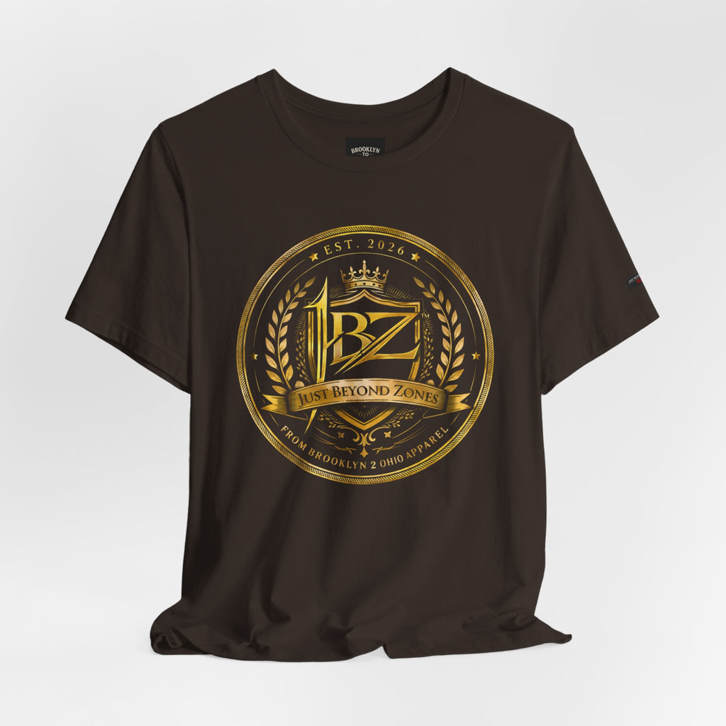 JBZ Royal Crest Graphic T-Shirt – Just Beyond Zones Streetwear