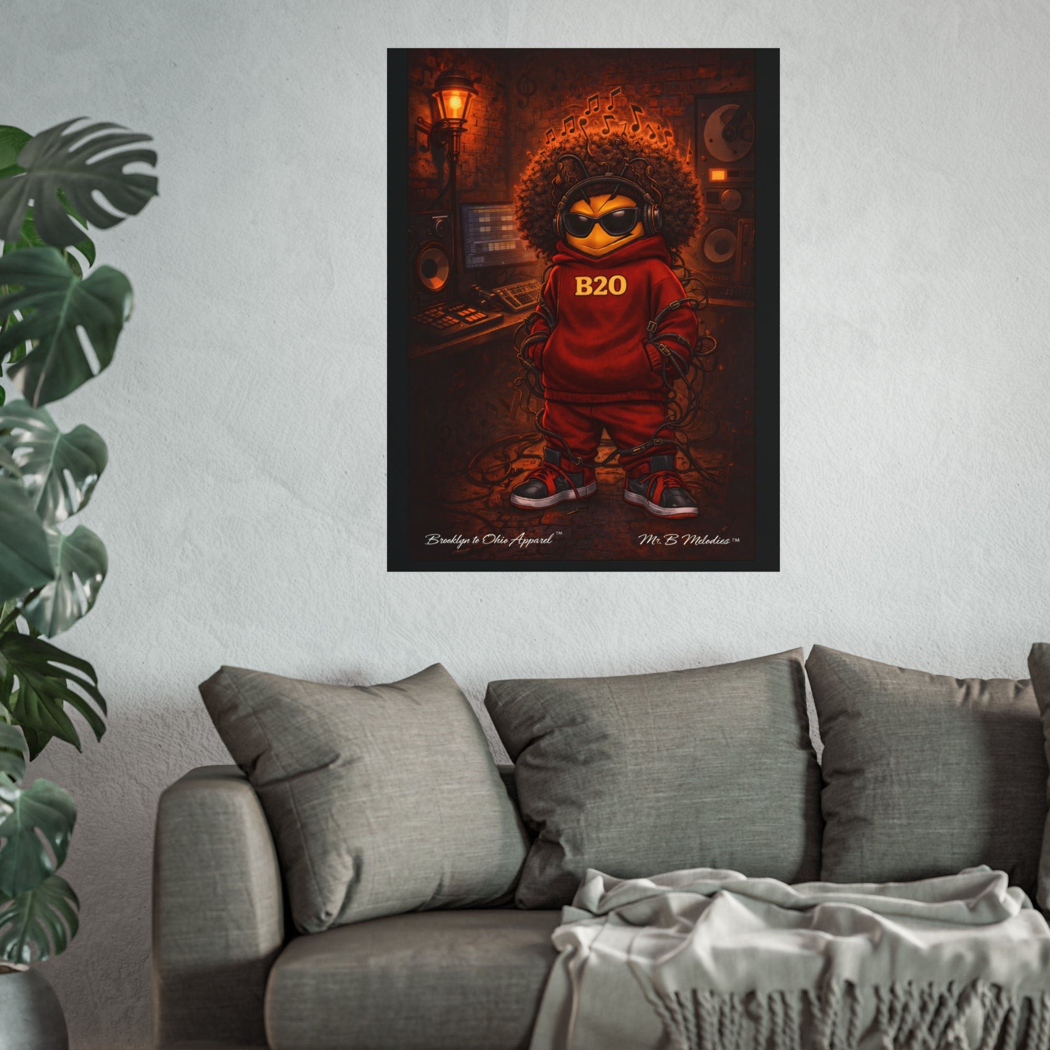 B2O Studio Vibes – Fine Art Poster Print