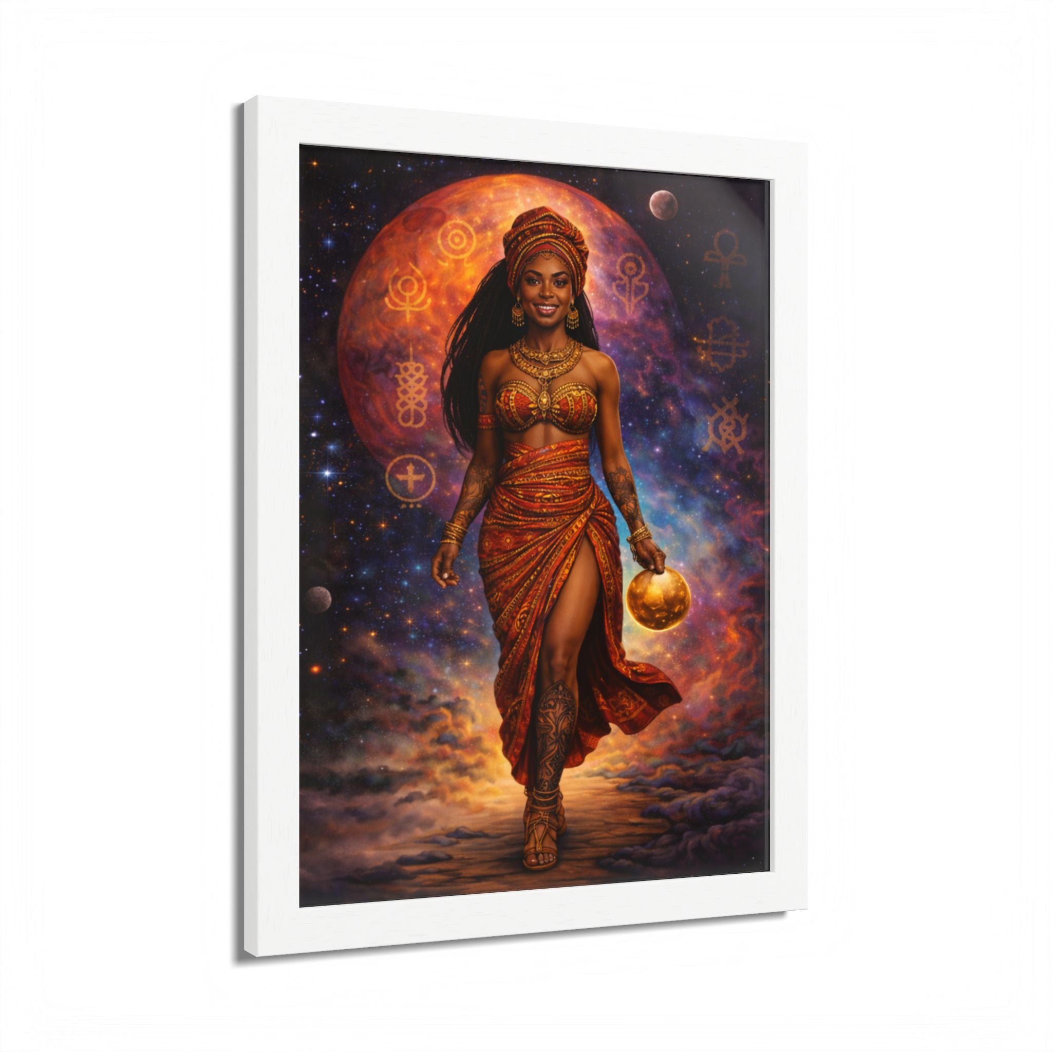 Cosmic Goddess in Radiant Glory