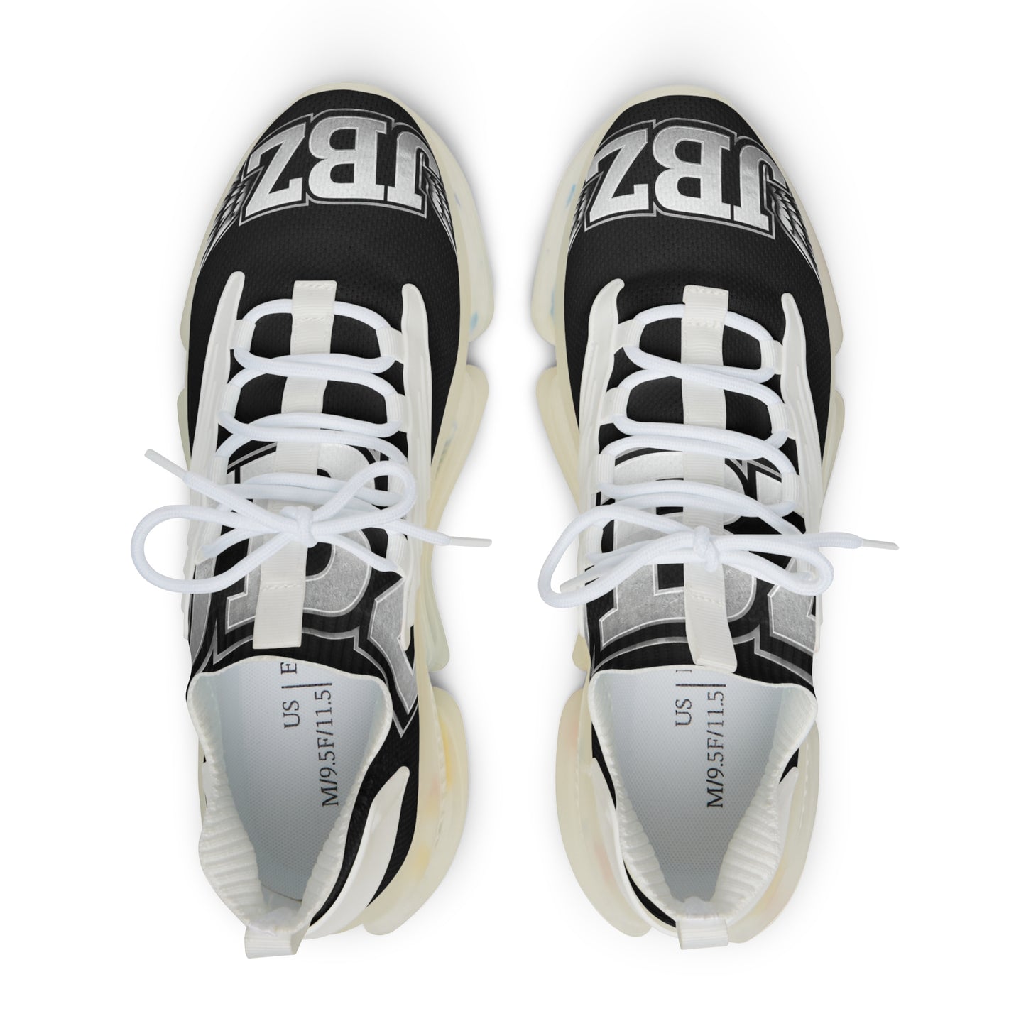 JBZ™ Split Velocity Sneakers | Black & White Streetwear Edition