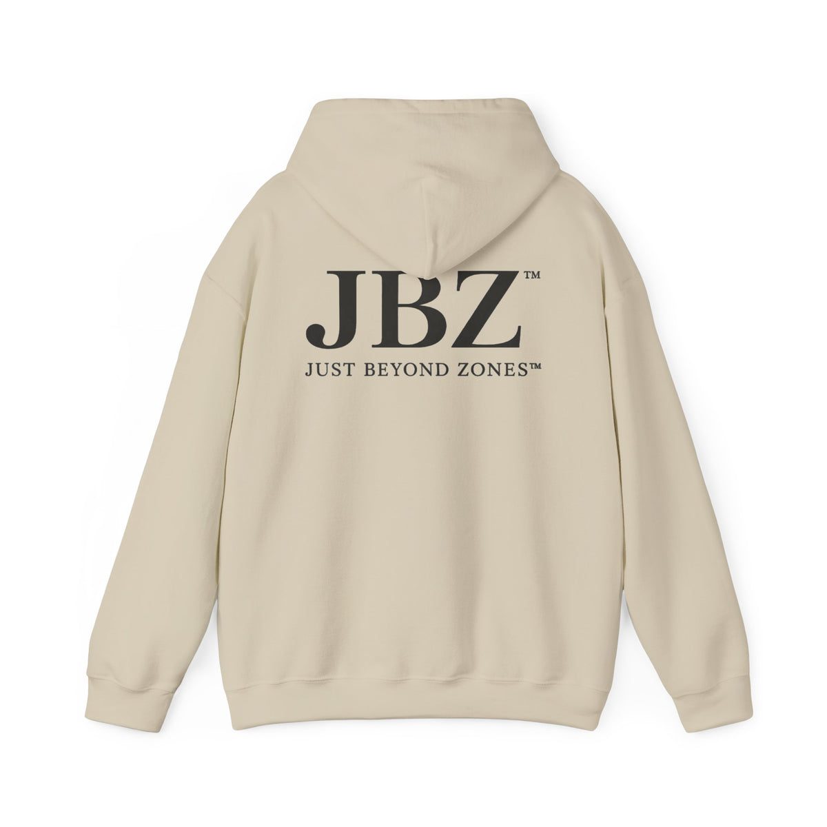 JBZ Just Beyond Zones Unisex Hoodie – Minimalist Streetwear Pullover Sweatshirt
