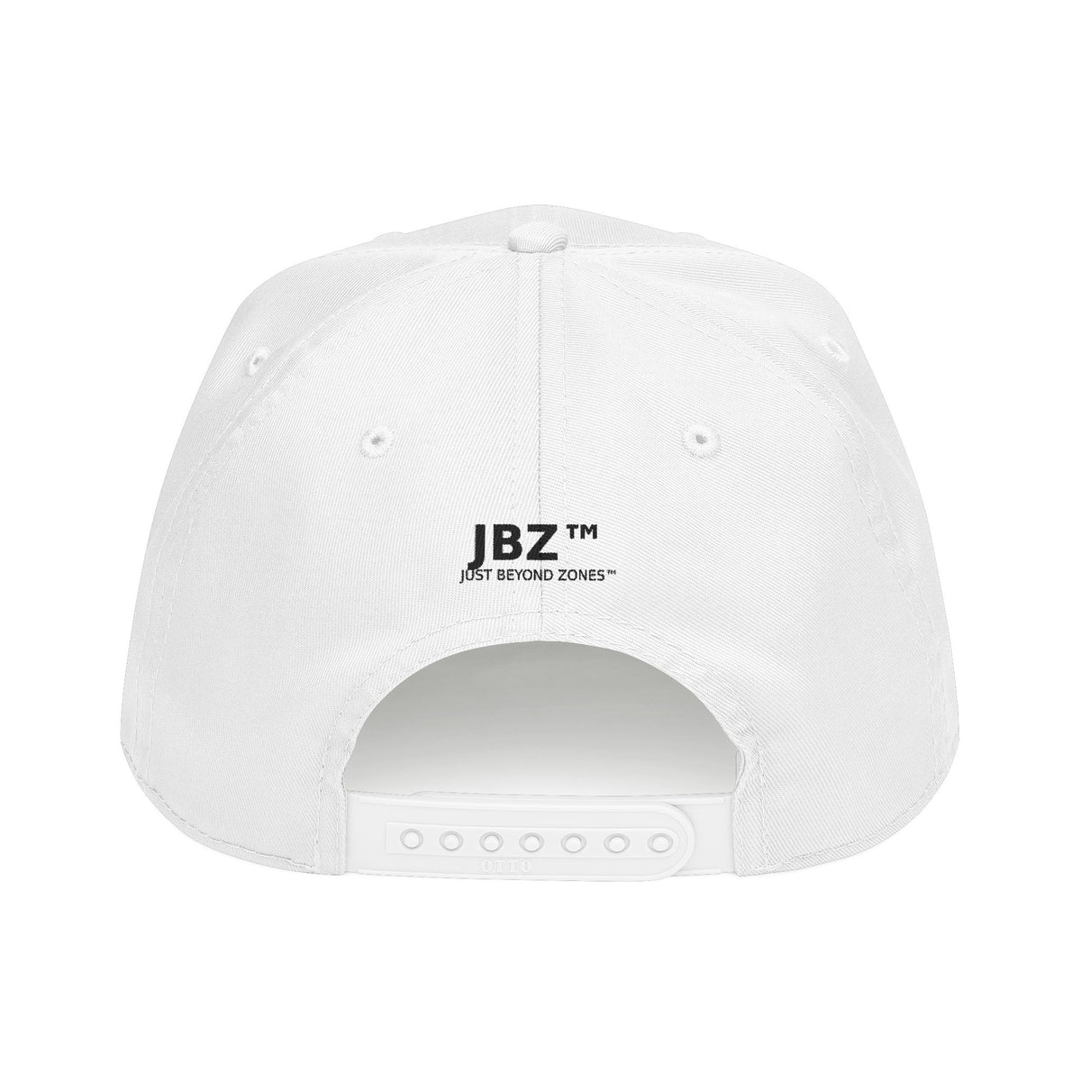 JBZ Just Beyond Zones™ White Logo Baseball Cap – Unisex Streetwear Ha