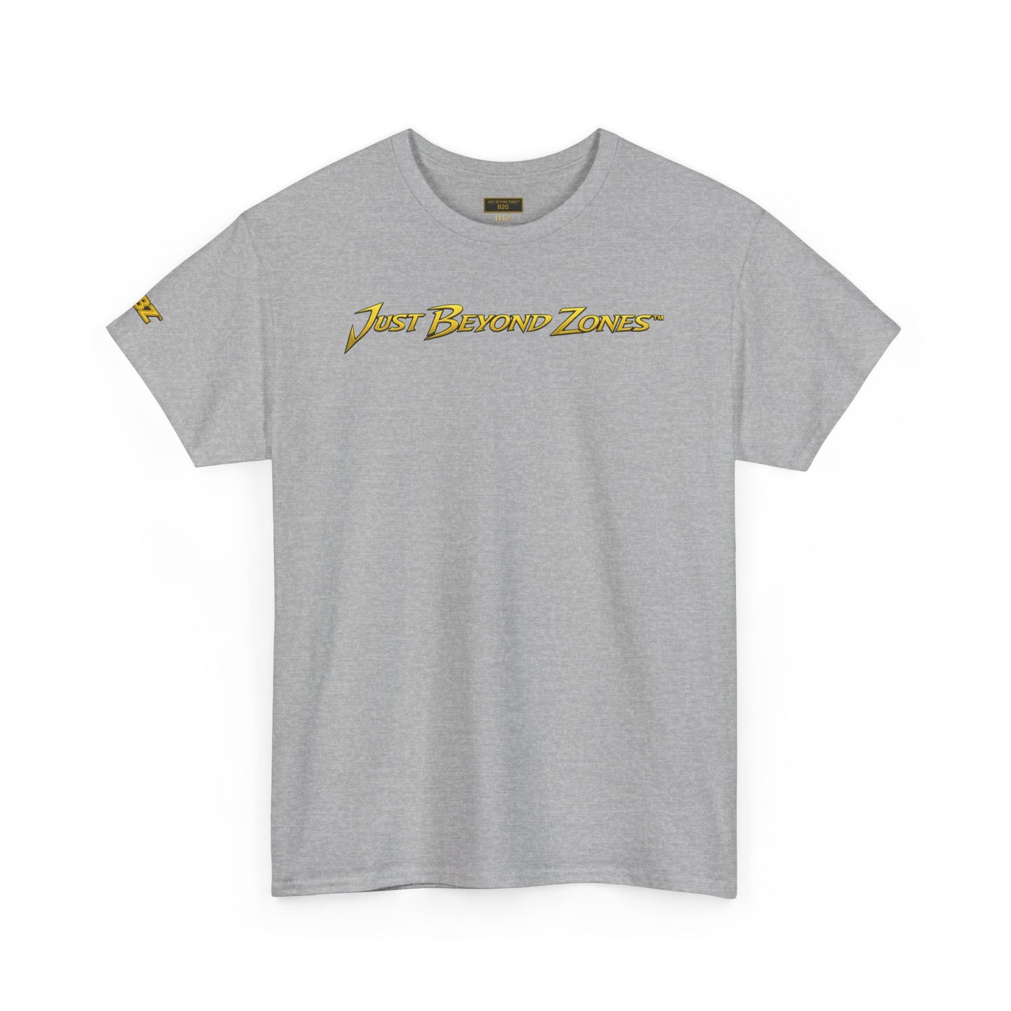 Just Beyond Zones Gold Logo T-Shirt – Unisex Cotton Tee (Gildan 5000)