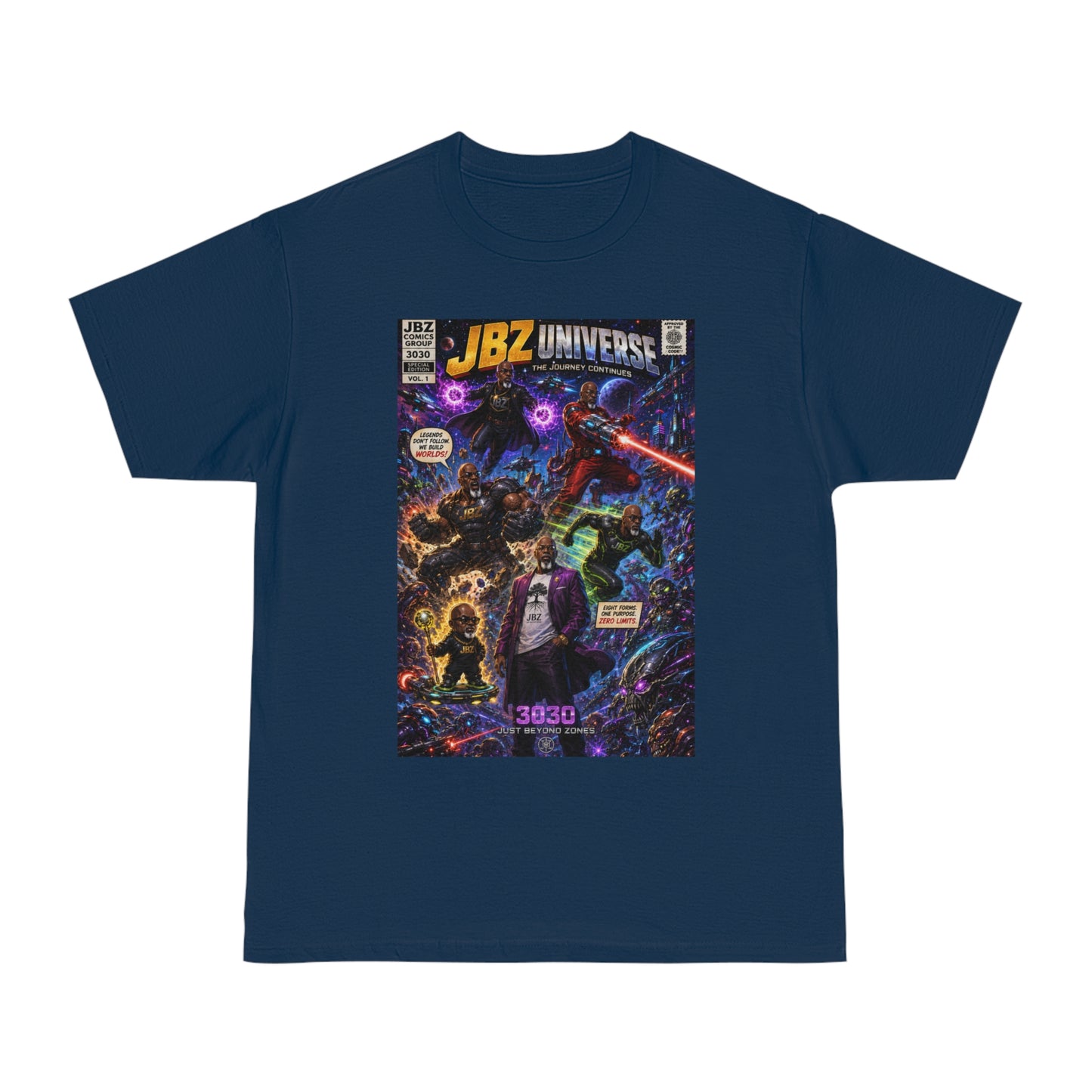JBZ Universe 3030™ Heavyweight Graphic Streetwear T-Shirt | Brooklyn 2 Ohio Apparel