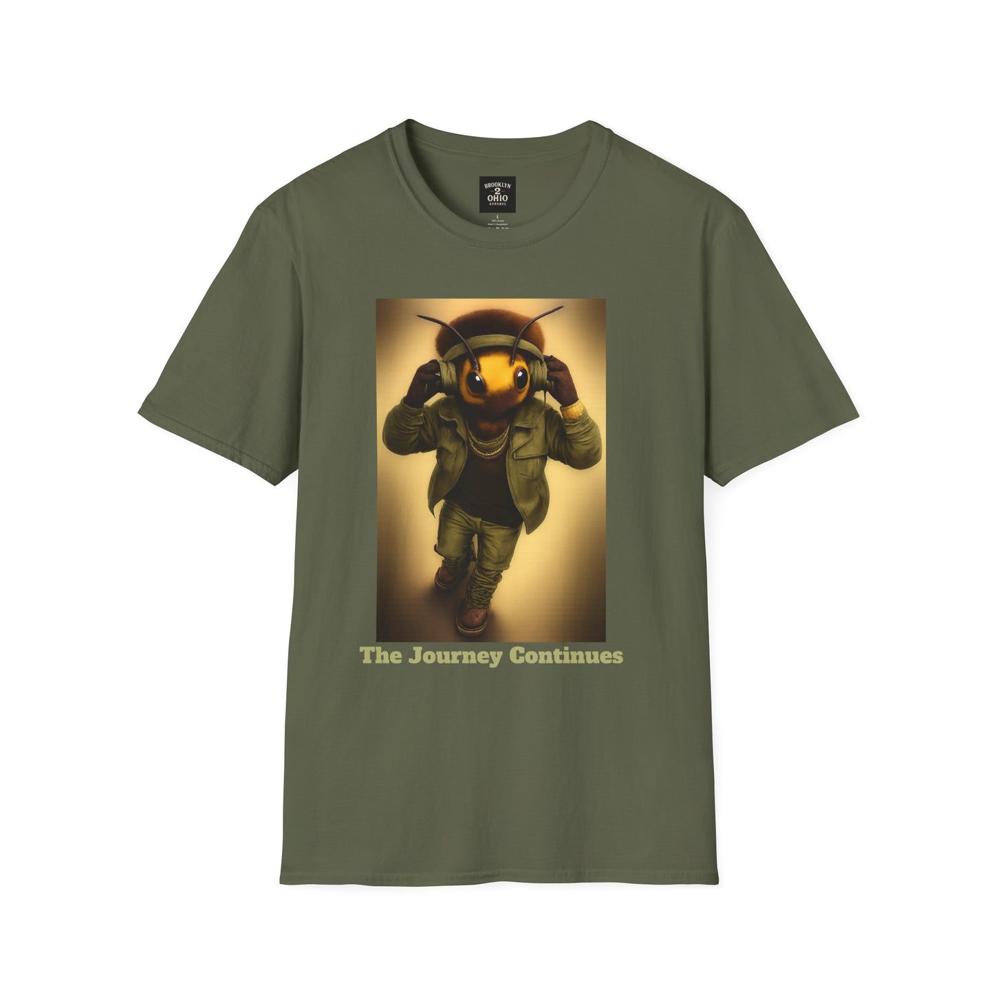 JBZ Guardian Bee “The Journey Continues” Graphic T-Shirt | Brooklyn 2 Ohio Apparel