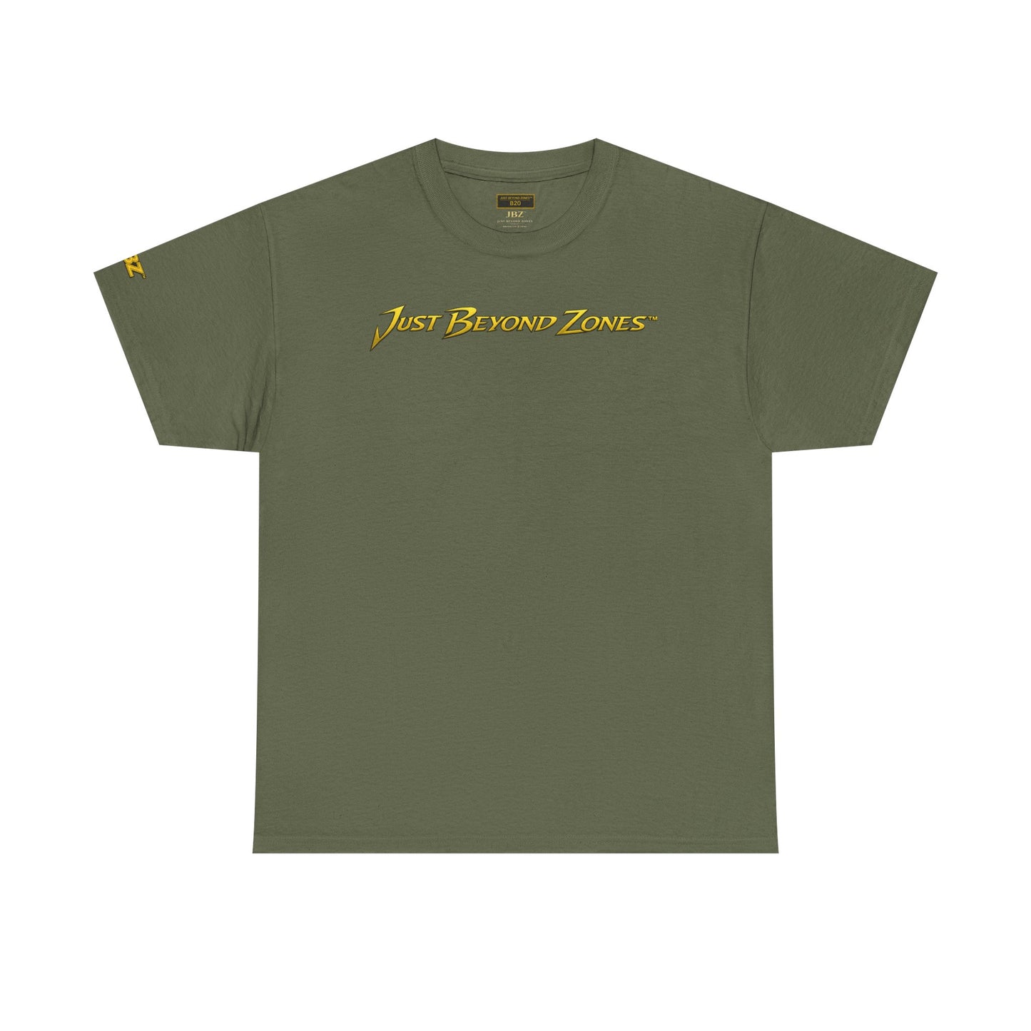 Just Beyond Zones Gold Logo T-Shirt – Unisex Cotton Tee (Gildan 5000)