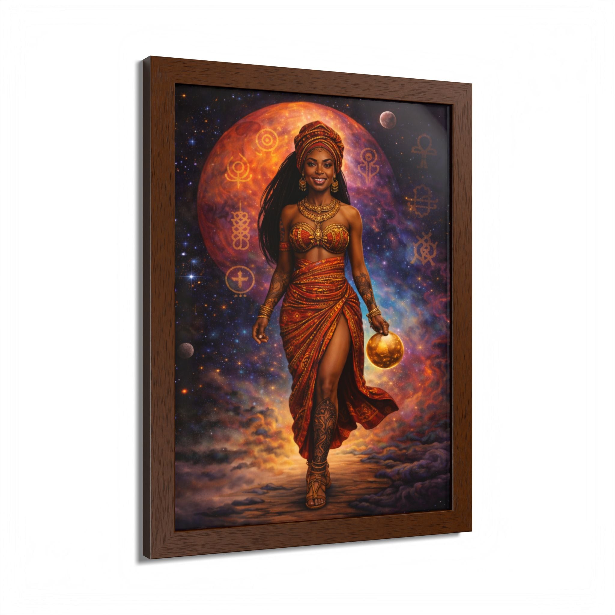 Cosmic Goddess in Radiant Glory