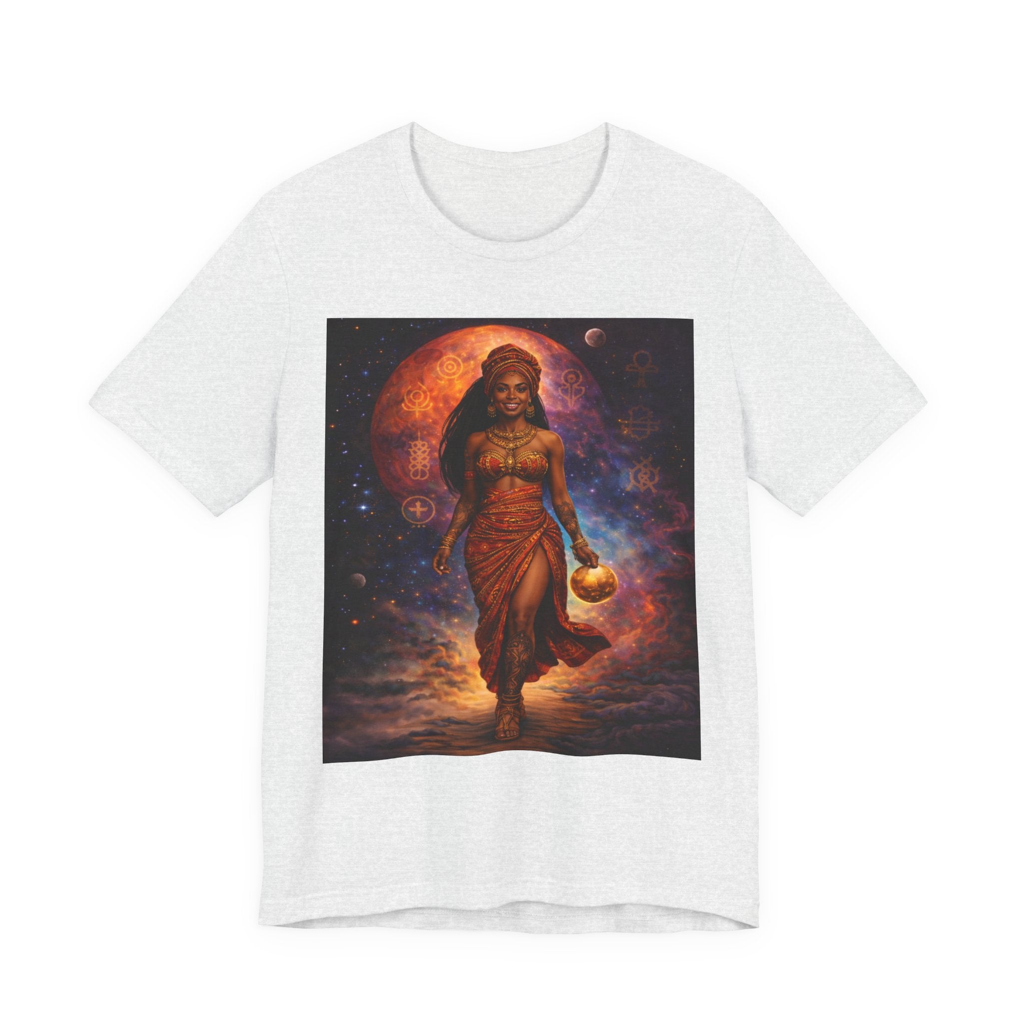 Cosmic Goddess in Radiant Glory Tee