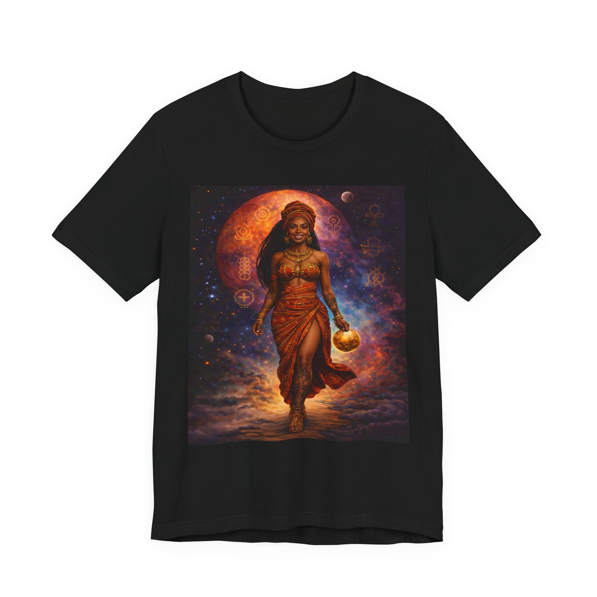 Cosmic Goddess in Radiant Glory Tee