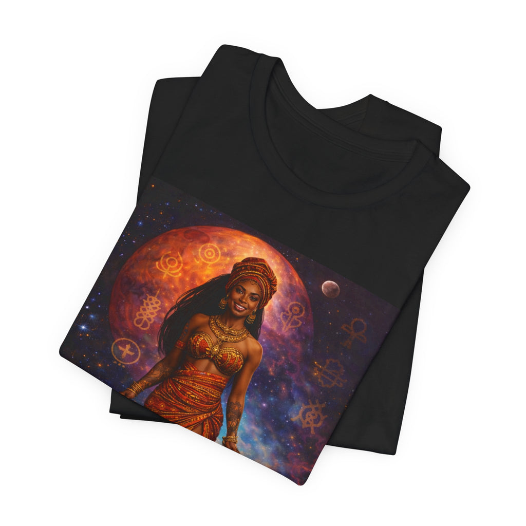 Cosmic Goddess in Radiant Glory Tee