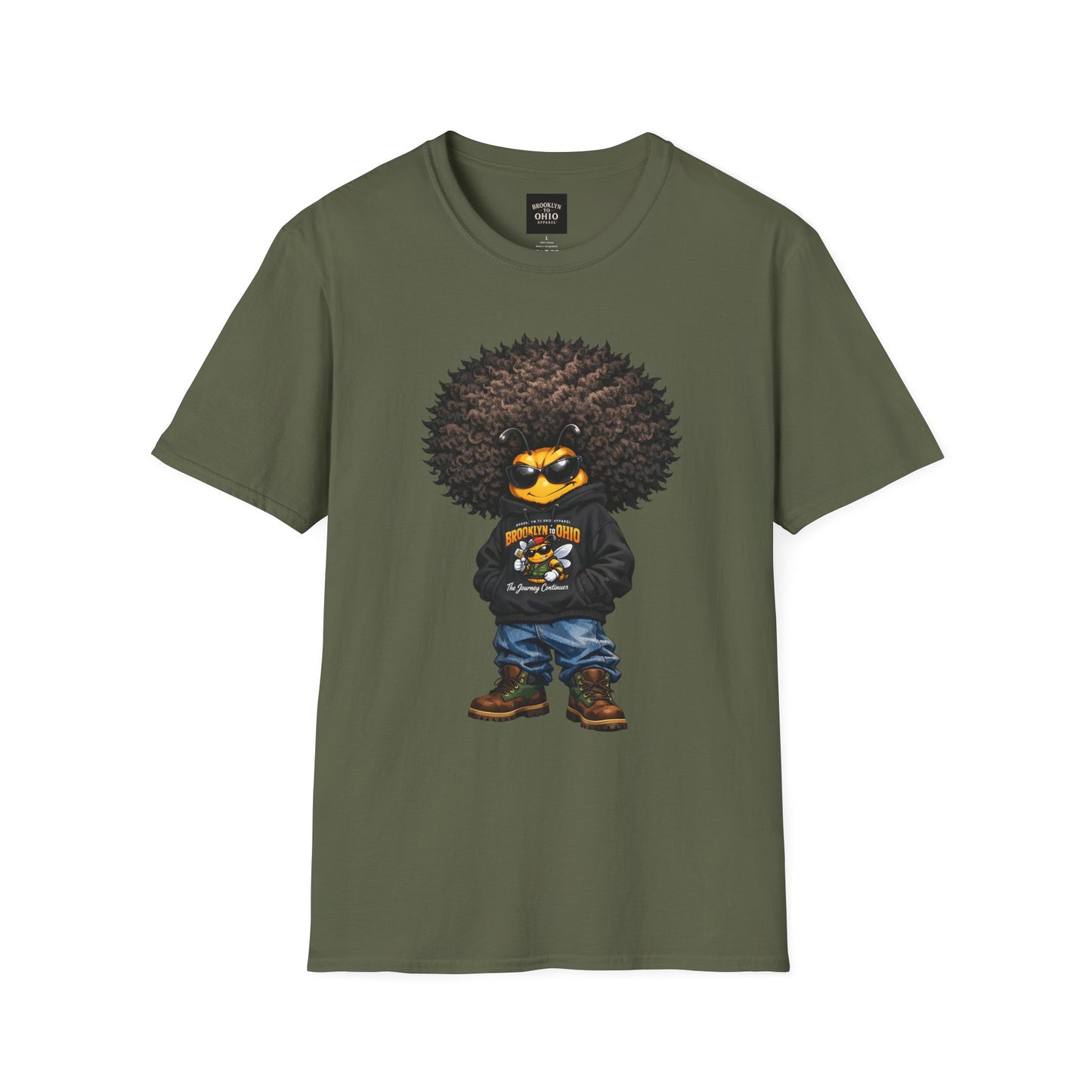 JBZ Guardian Bee Heritage Graphic T-Shirt | Brooklyn 2 Ohio Apparel