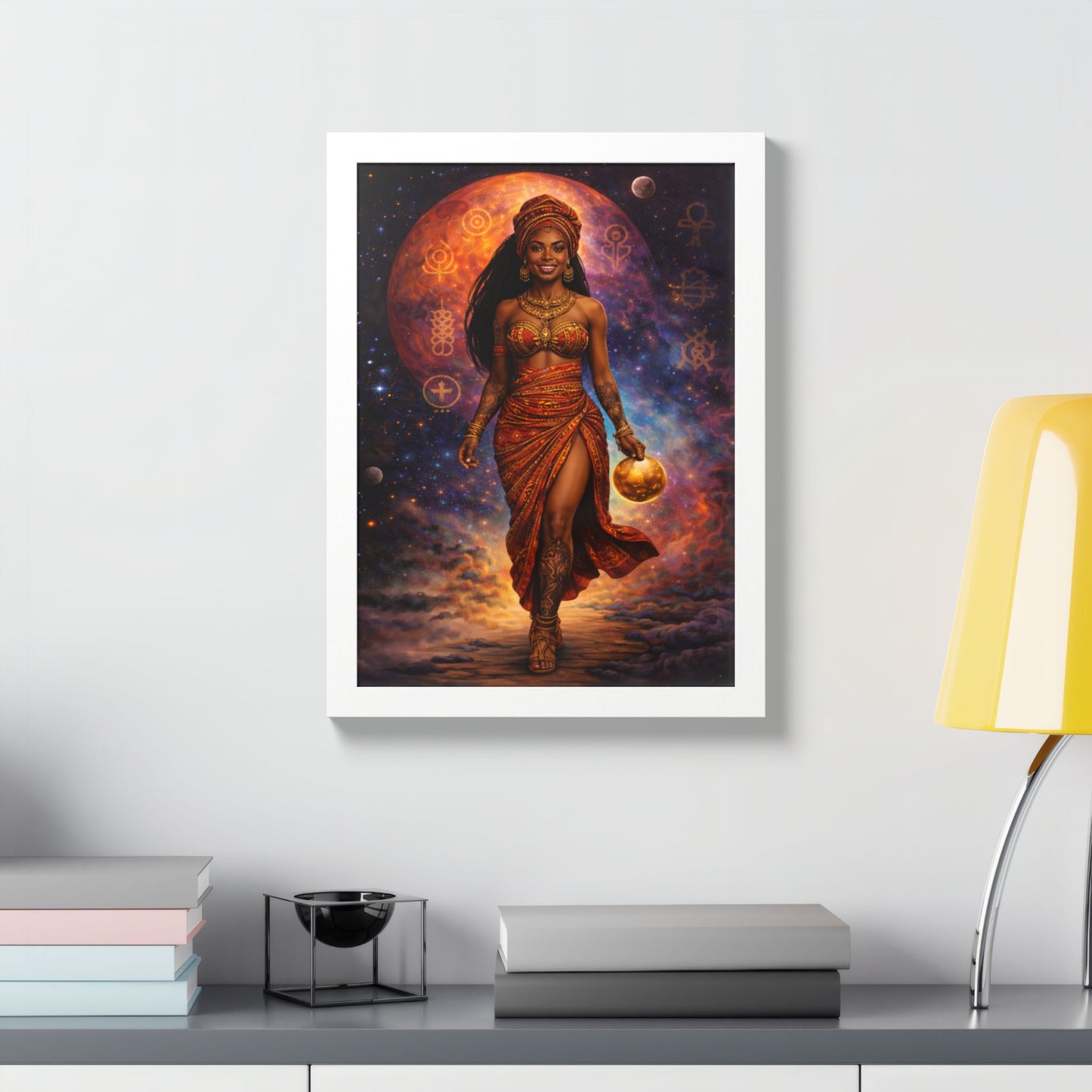 Cosmic Goddess in Radiant Glory