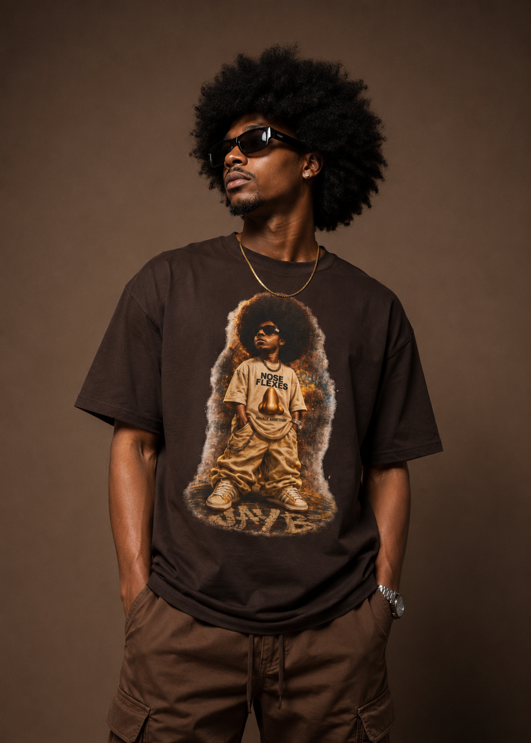 Nose Flexes™ “Ambition State of Mind” Vintage Graphic Tee | JBZ™