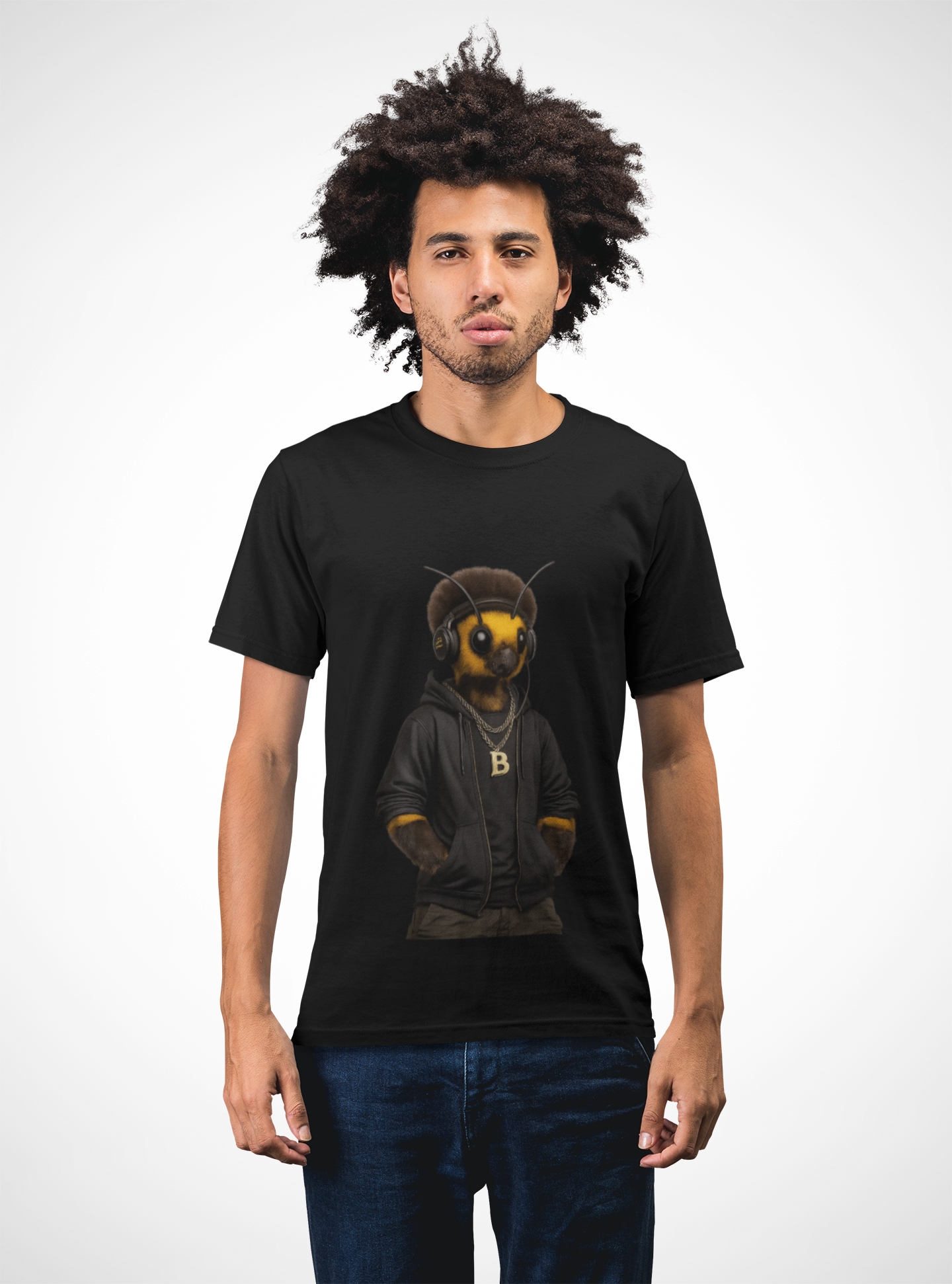 JBZ Guardian Bee Honey Graphic T-Shirt | Brooklyn 2 Ohio Apparel