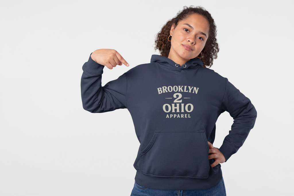 Brooklyn to Ohio Apparel Classic Hoodie