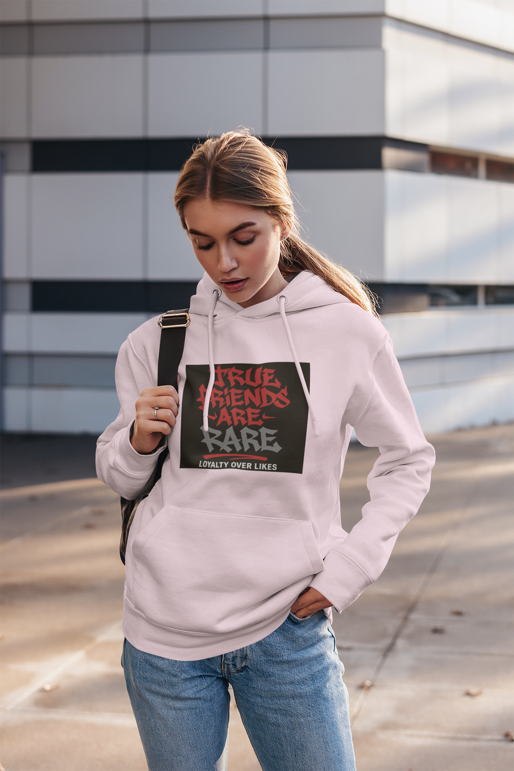 True Friends Are Rare – Loyalty Over Likes” Unisex Heavy Blend™ Hoodie | Brooklyn 2 Ohio Apparel