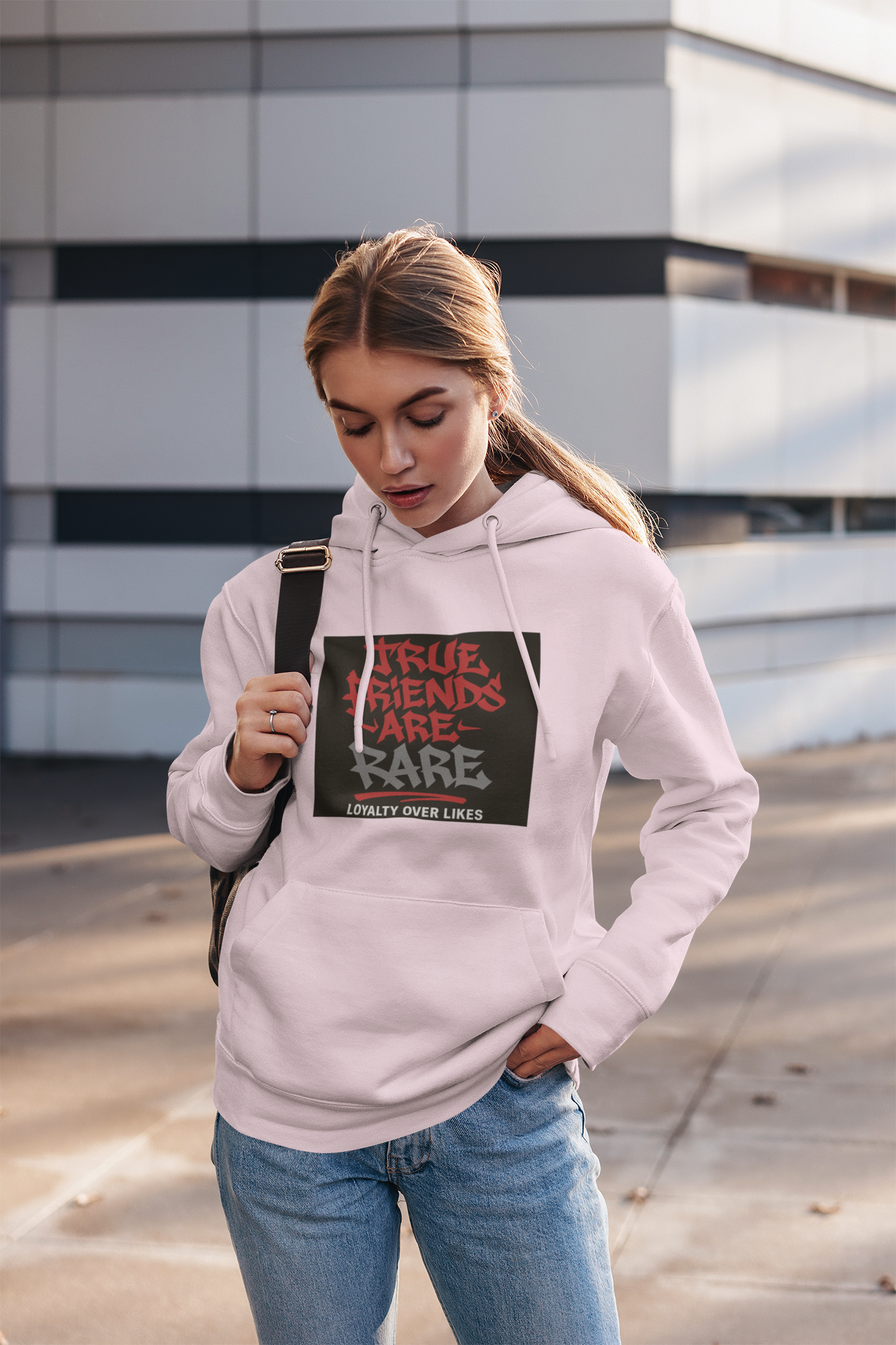 True Friends Are Rare – Loyalty Over Likes” Unisex Heavy Blend™ Hoodie | Brooklyn 2 Ohio Apparel