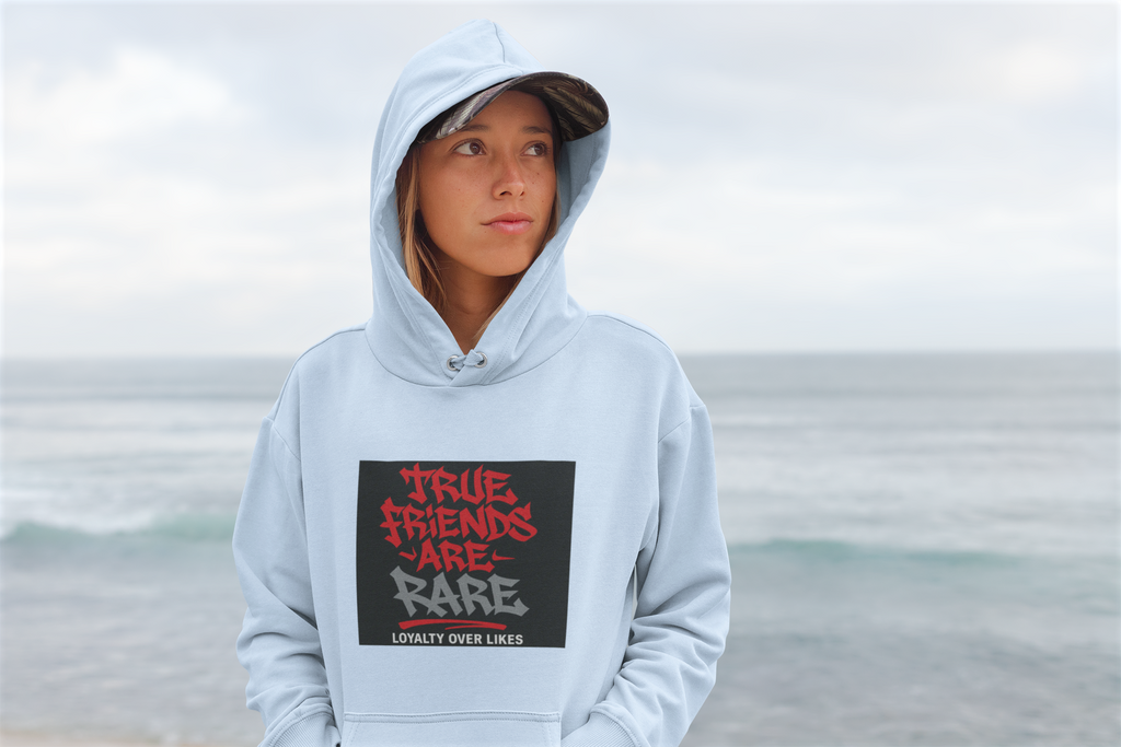 True Friends Are Rare – Loyalty Over Likes” Unisex Heavy Blend™ Hoodie | Brooklyn 2 Ohio Apparel