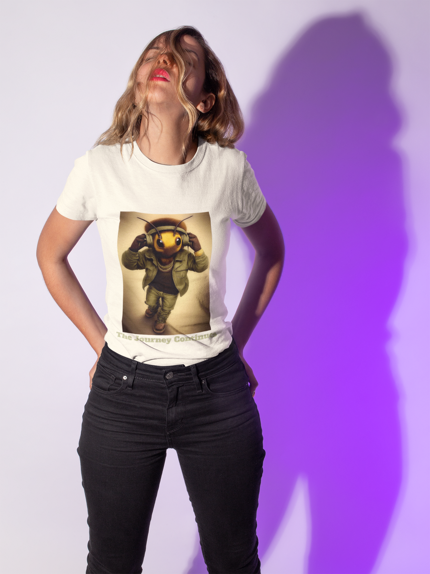 JBZ Guardian Bee “The Journey Continues” Graphic T-Shirt | Brooklyn 2 Ohio Apparel