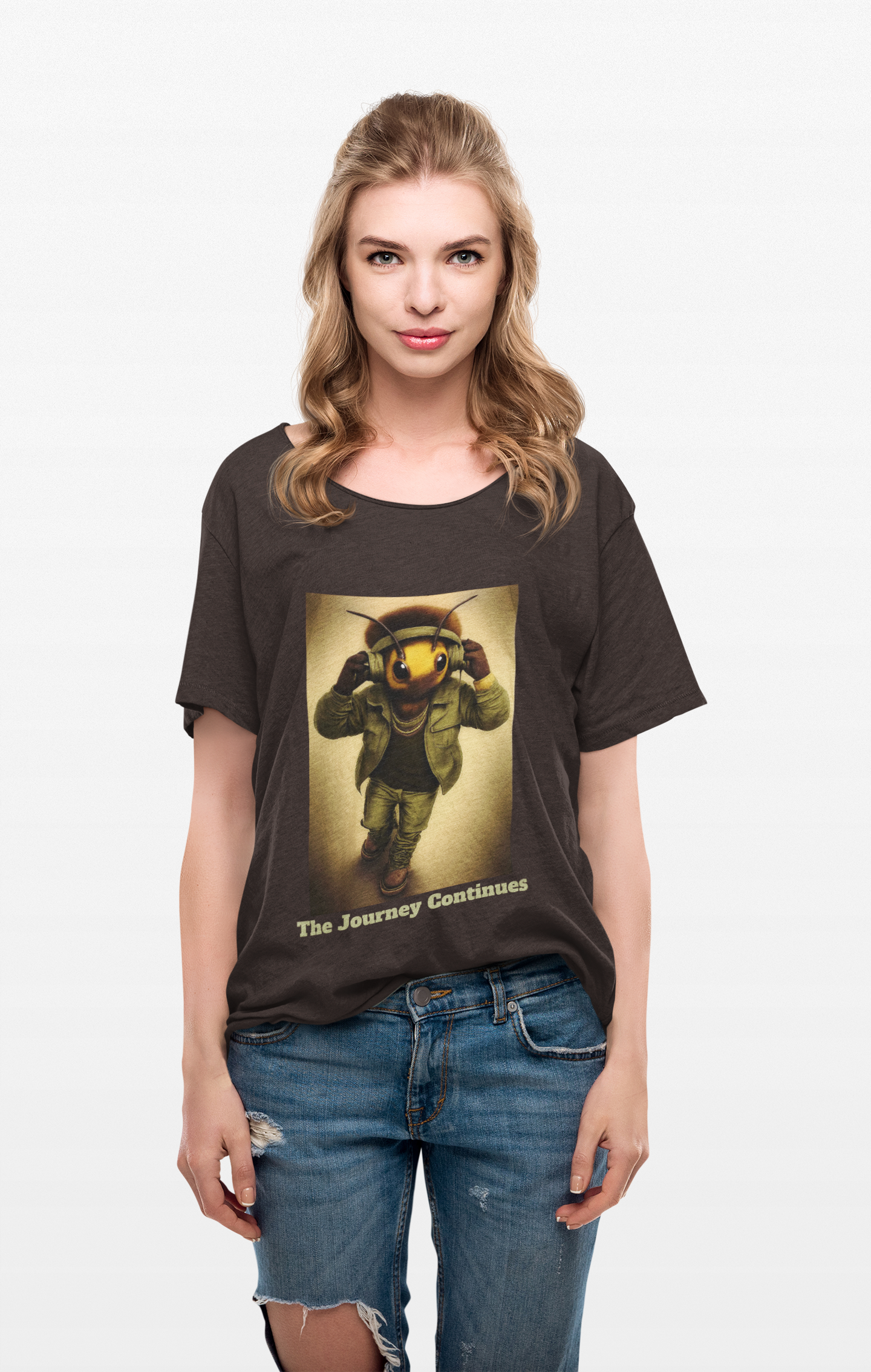 The Journey Continues Bee Character T-Shirt