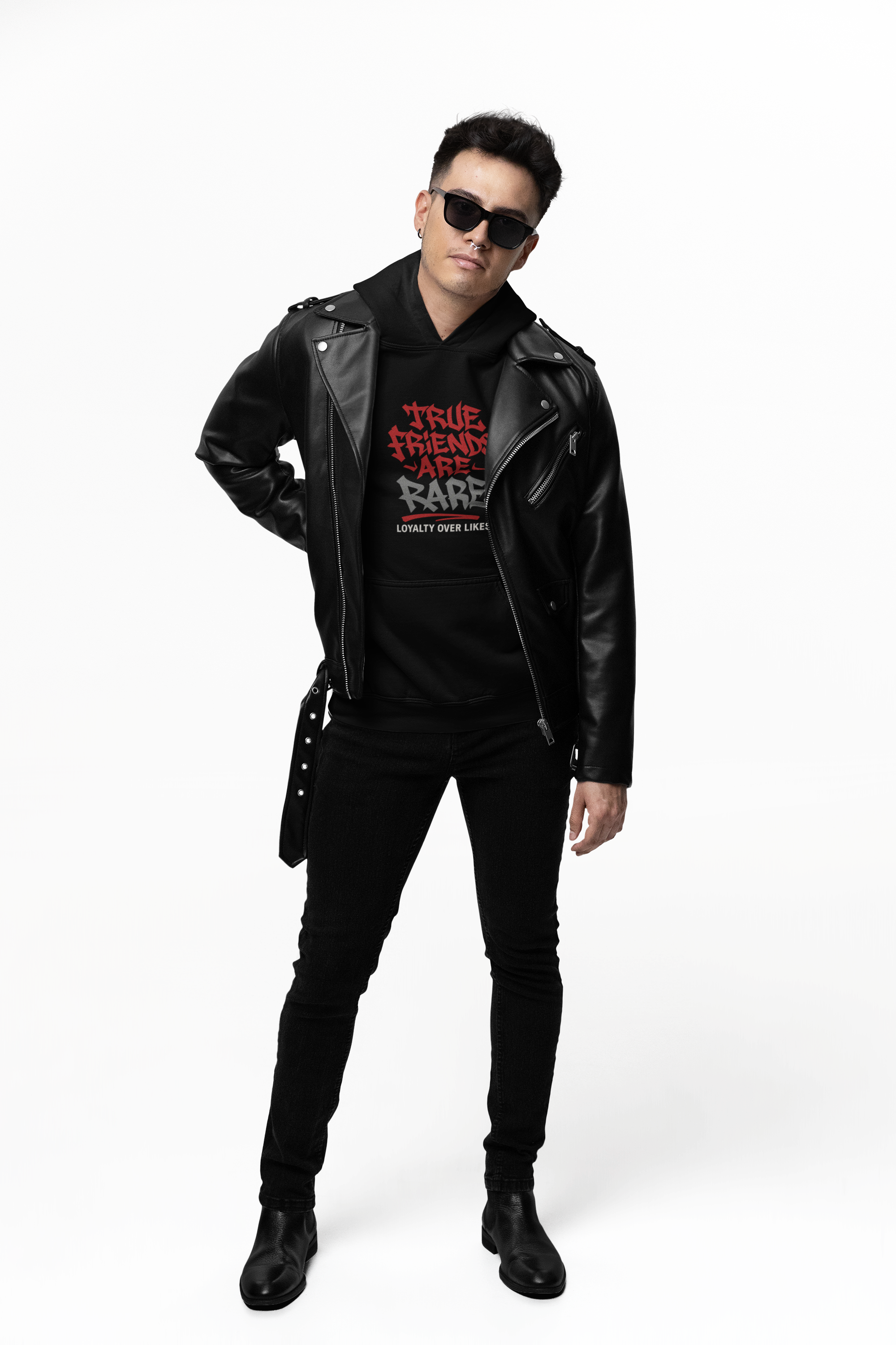 True Friends Are Rare Hoodie - Hooded Sweatshirt