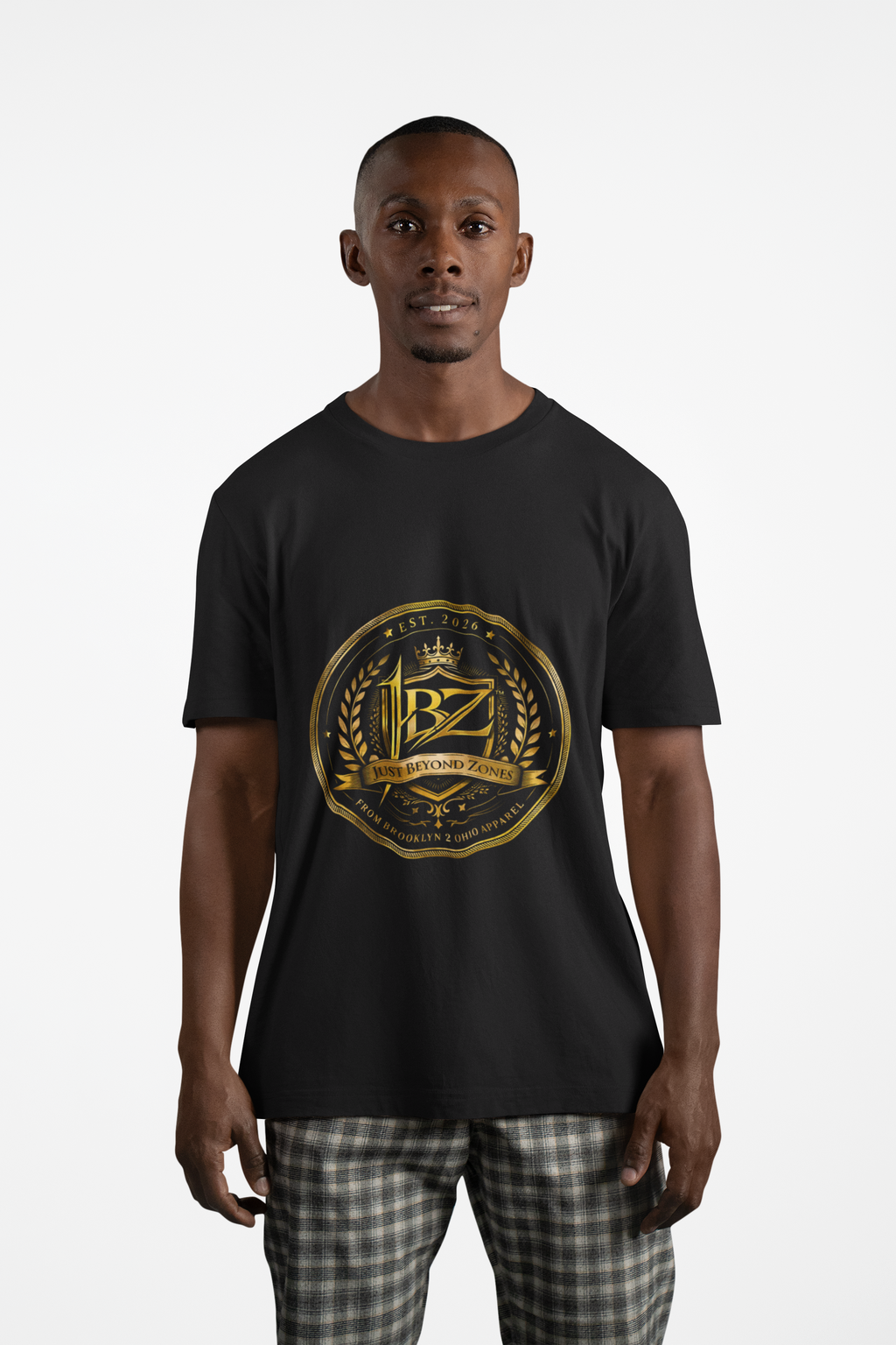 JBZ Royal Crest Graphic T-Shirt – Just Beyond Zones Streetwear