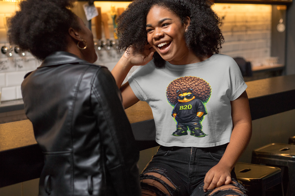 B2O Afro Bee Urban Graphic Tee – Brooklyn 2 Ohio Streetwear Shirt