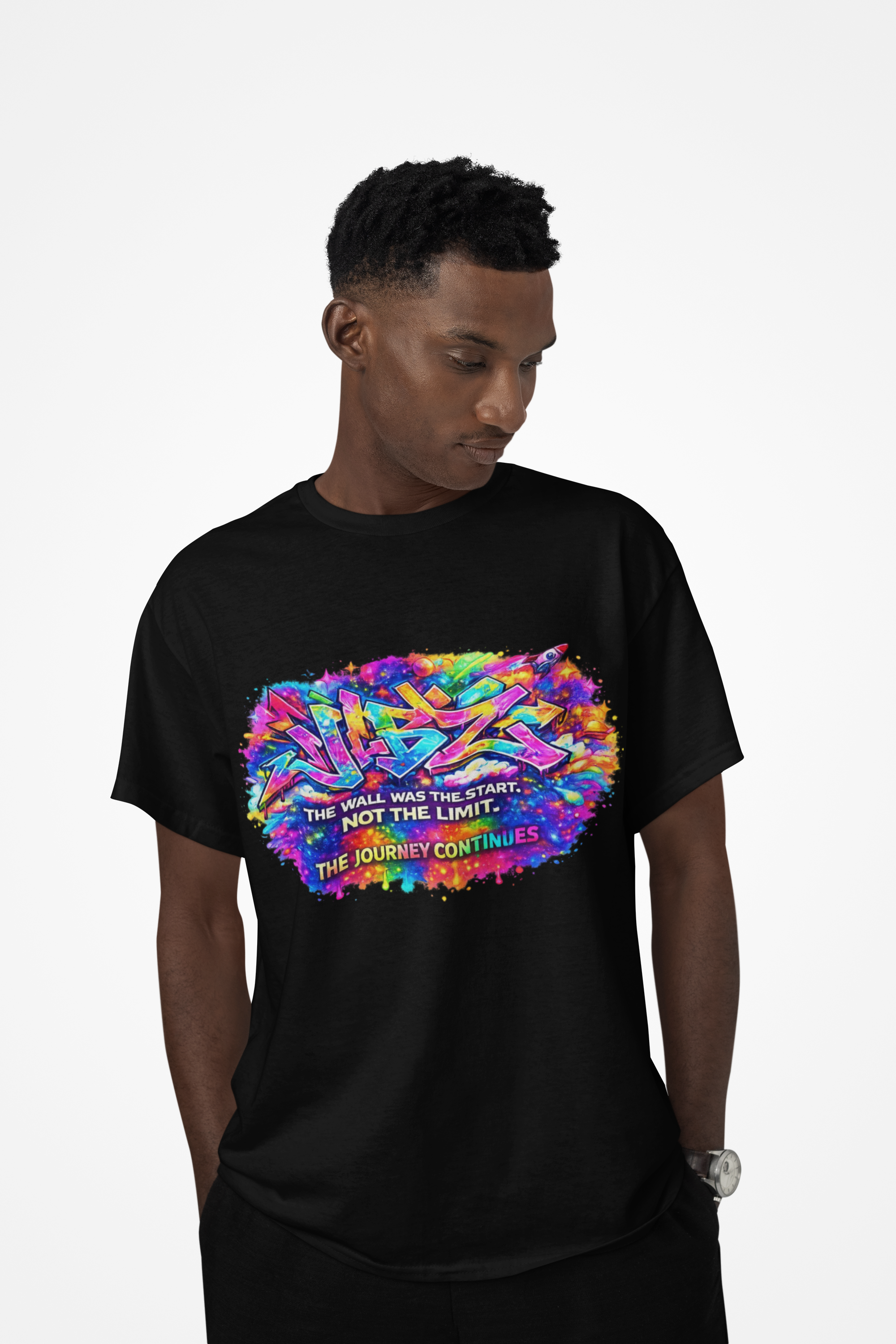 JBZ™ Not The Limit Cosmic Graffiti T-Shirt