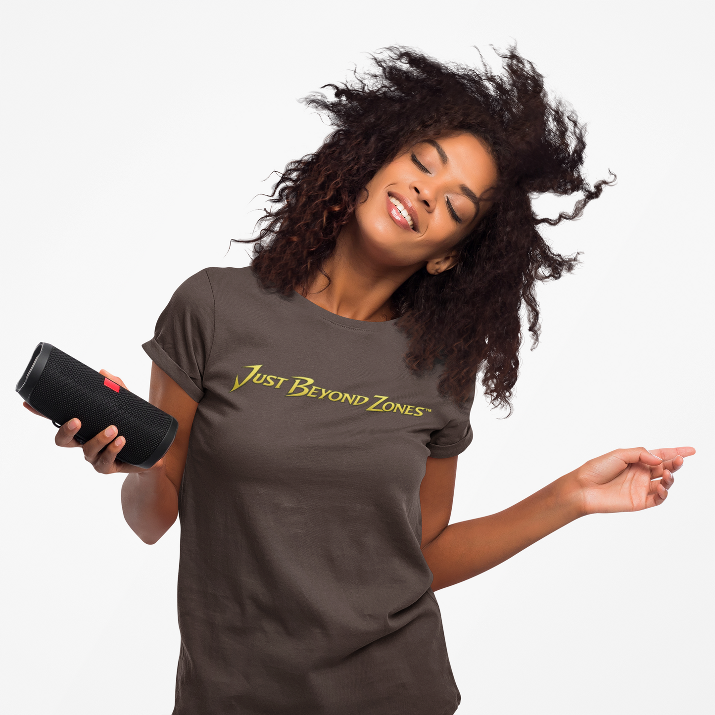 Just Beyond Zones Gold Logo T-Shirt – Unisex Cotton Tee (Gildan 5000)