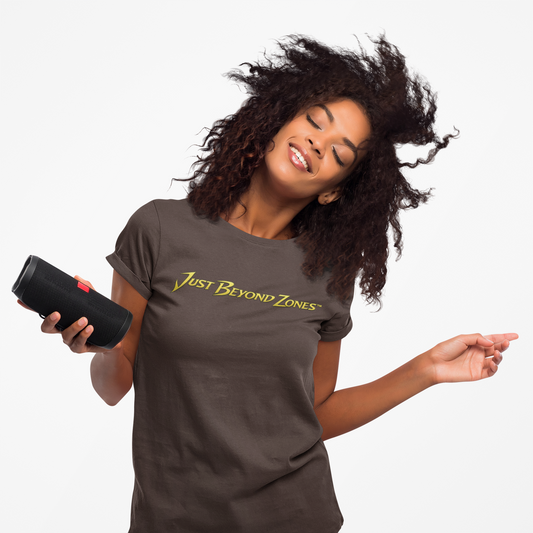 Just Beyond Zones Gold Logo T-Shirt – Unisex Cotton Tee (Gildan 5000)