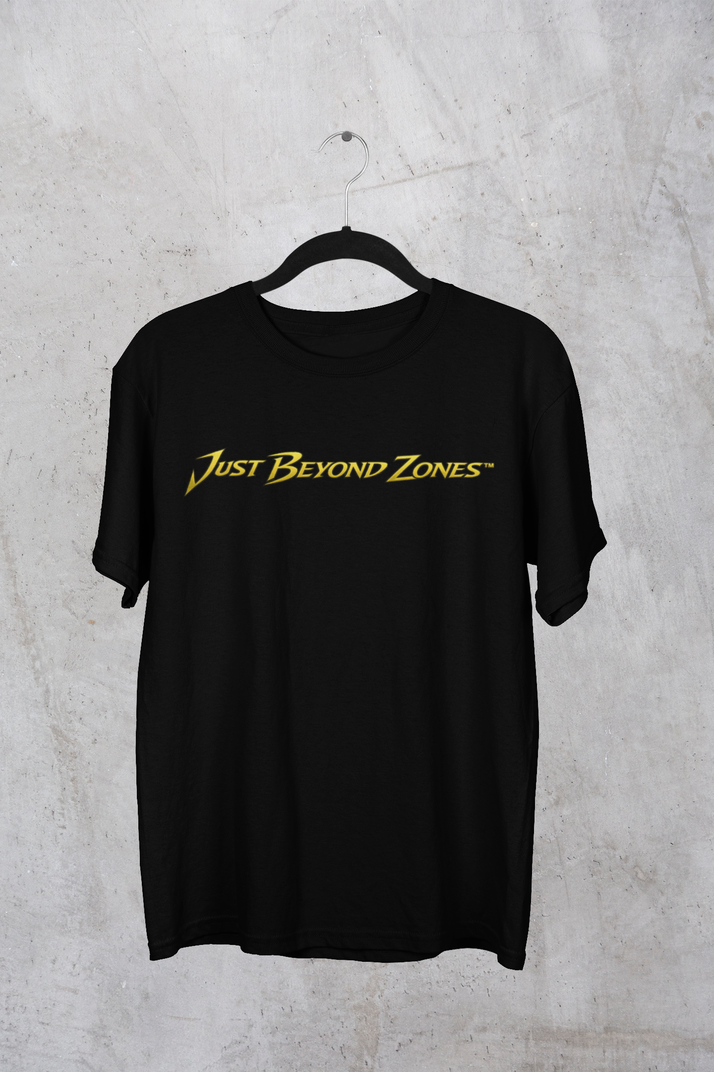 Just Beyond Zones Gold Logo T-Shirt – Unisex Cotton Tee (Gildan 5000)