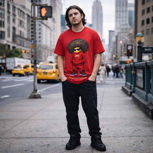 JBZ Guardian Bee Honey Edition Red Graphic T-Shirt | Brooklyn 2 Ohio Apparel