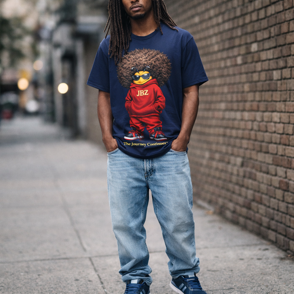 JBZ Guardian Bee Honey Edition Red Graphic T-Shirt | Brooklyn 2 Ohio Apparel