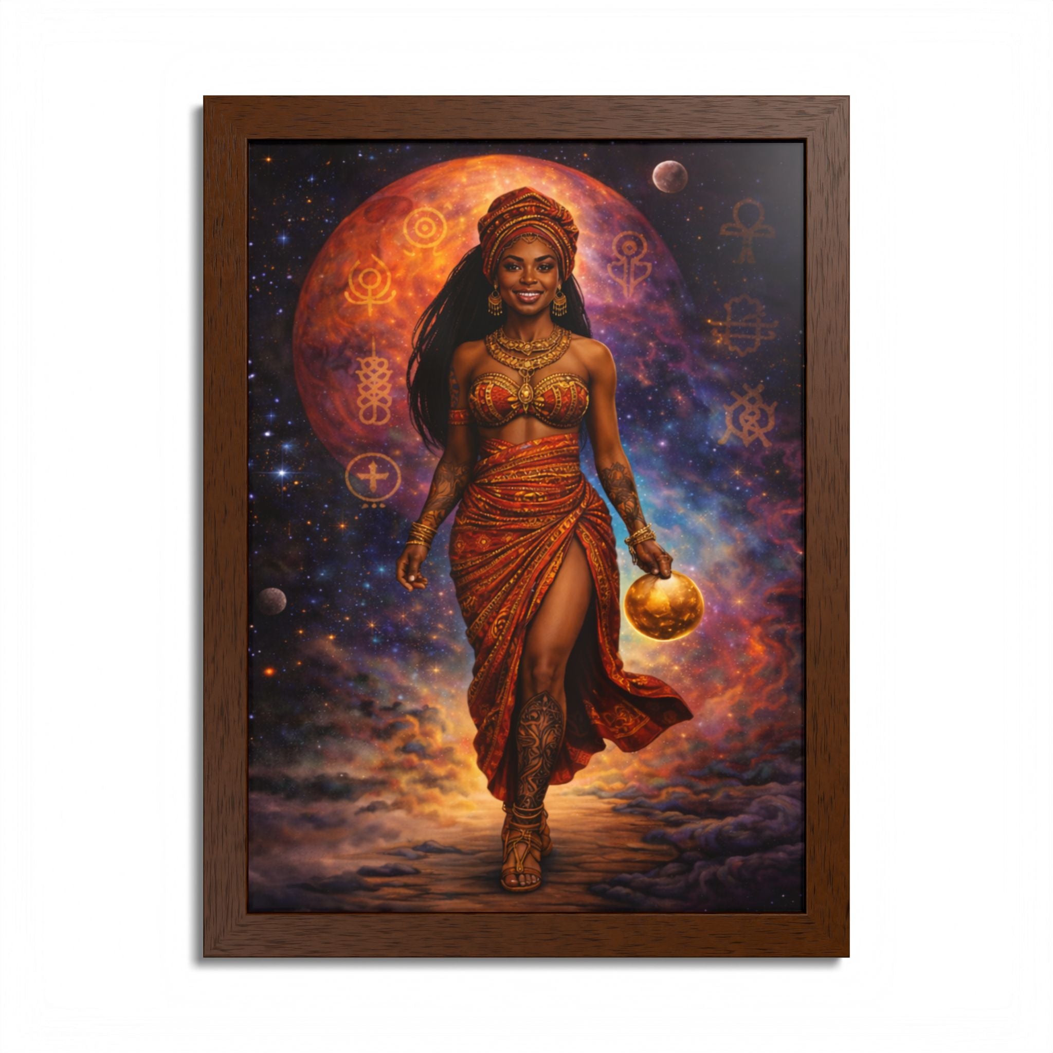 Cosmic Goddess in Radiant Glory