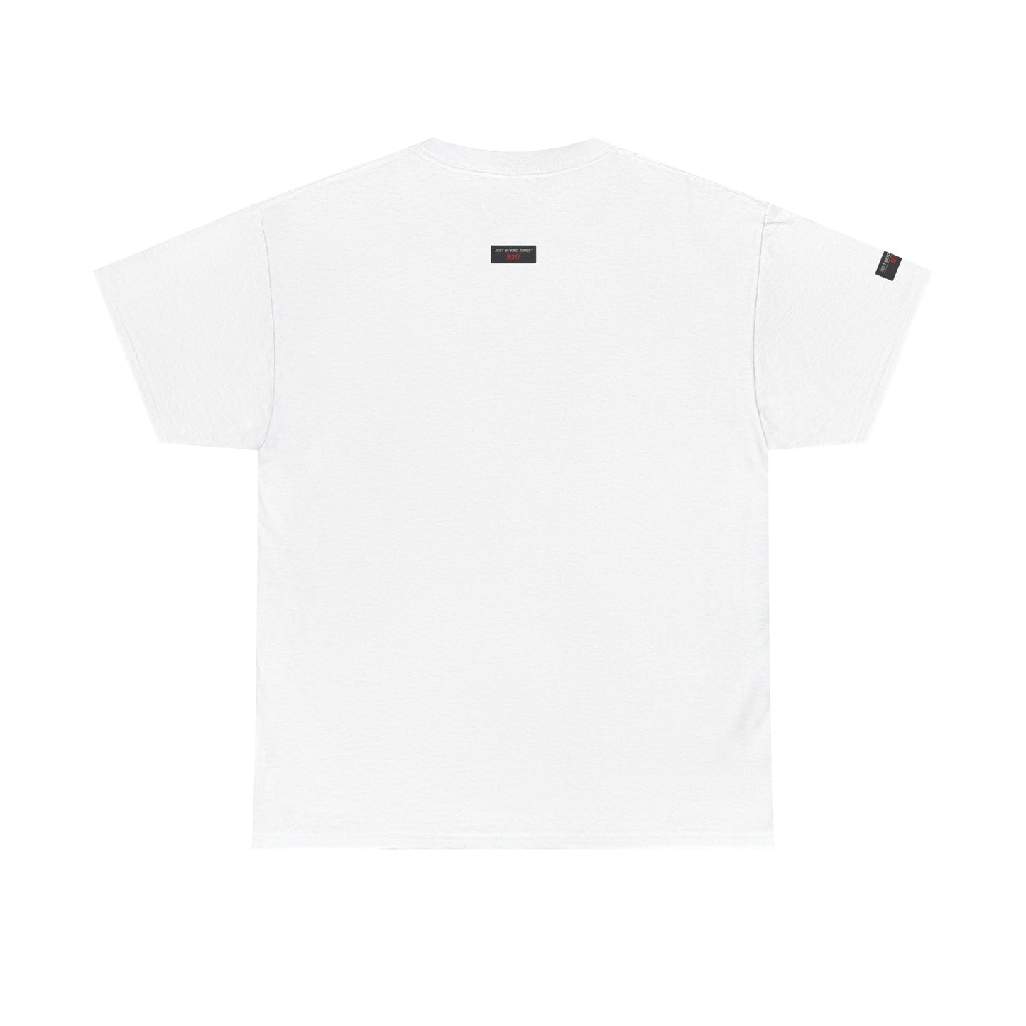 Just Beyond Zones Inspirational Graphic Tee — 'But Greatness Lives Just Beyond Zones'