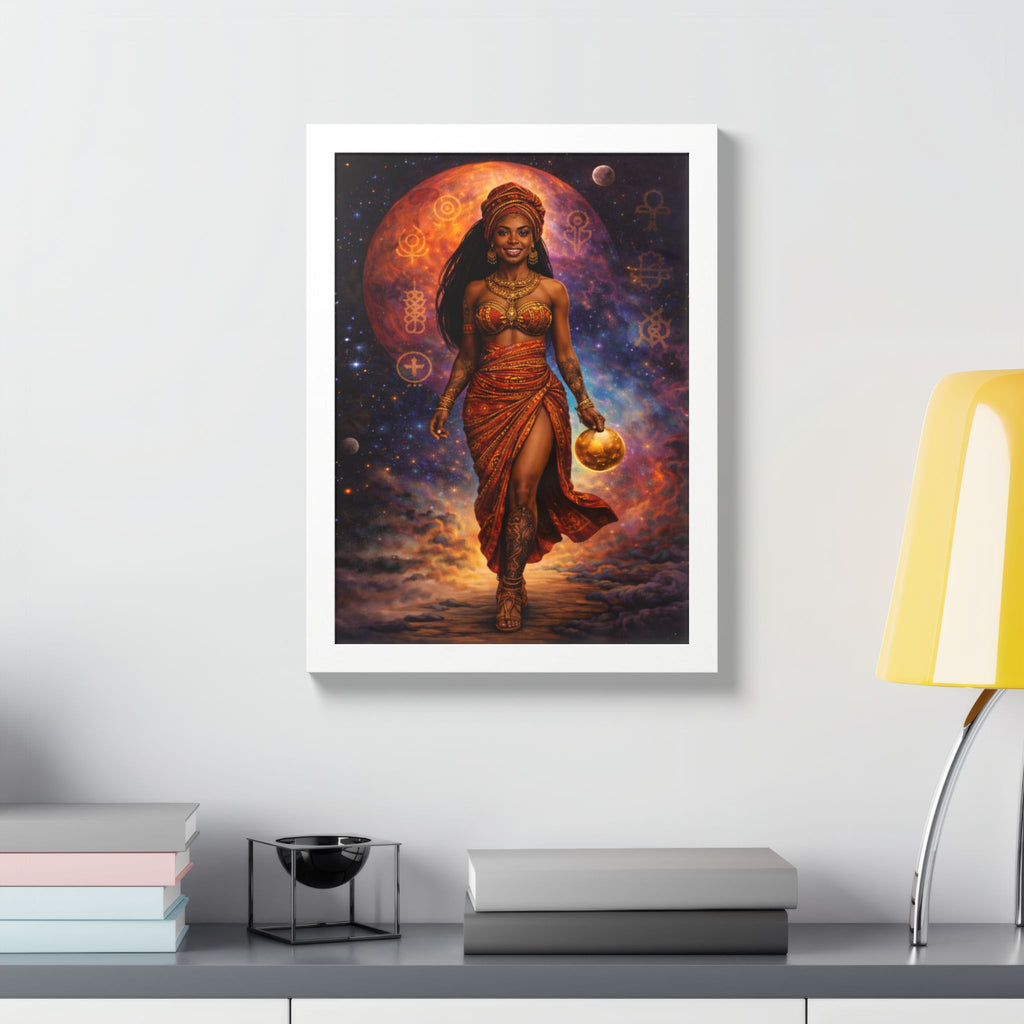 Cosmic Goddess in Radiant Glory