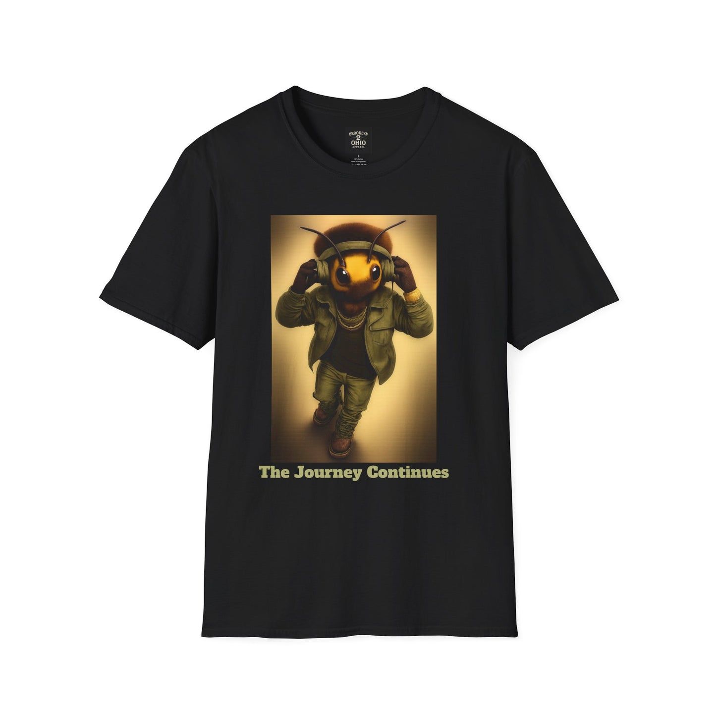 JBZ Guardian Bee “The Journey Continues” Graphic T-Shirt | Brooklyn 2 Ohio Apparel