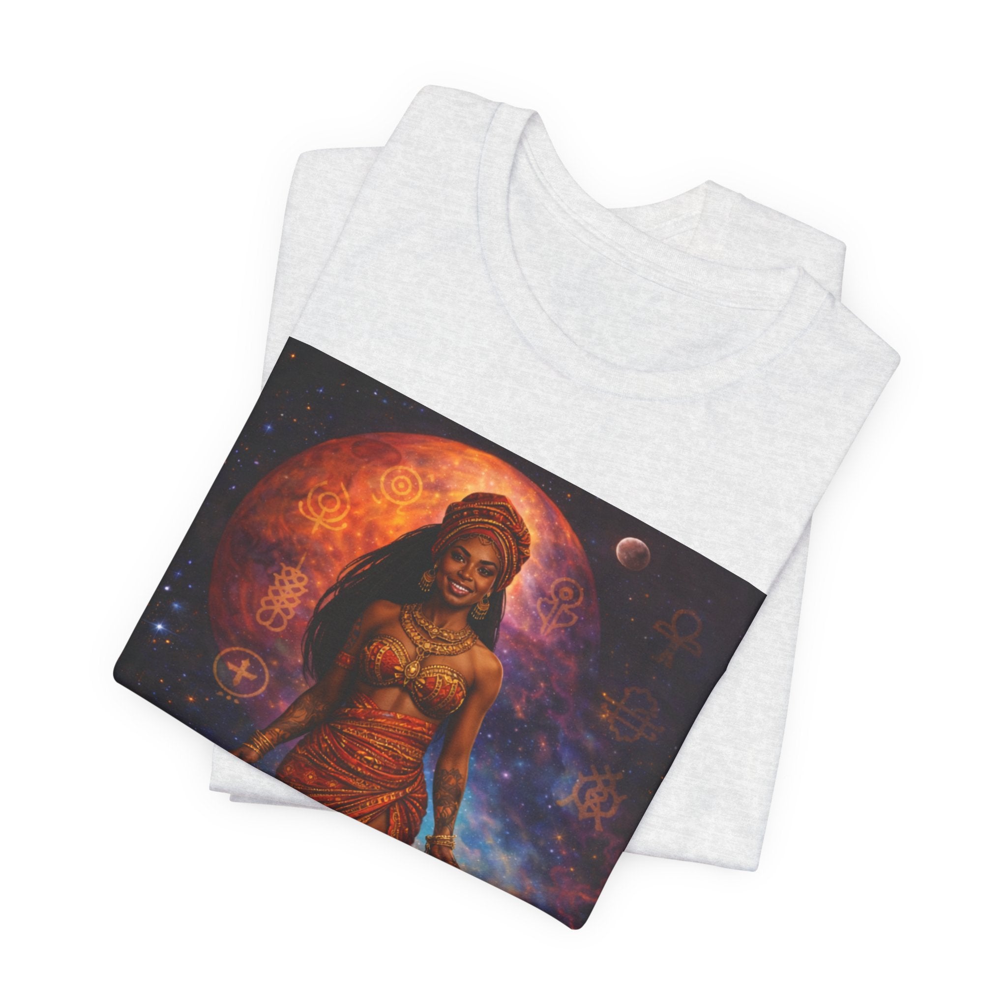 Cosmic Goddess in Radiant Glory Tee